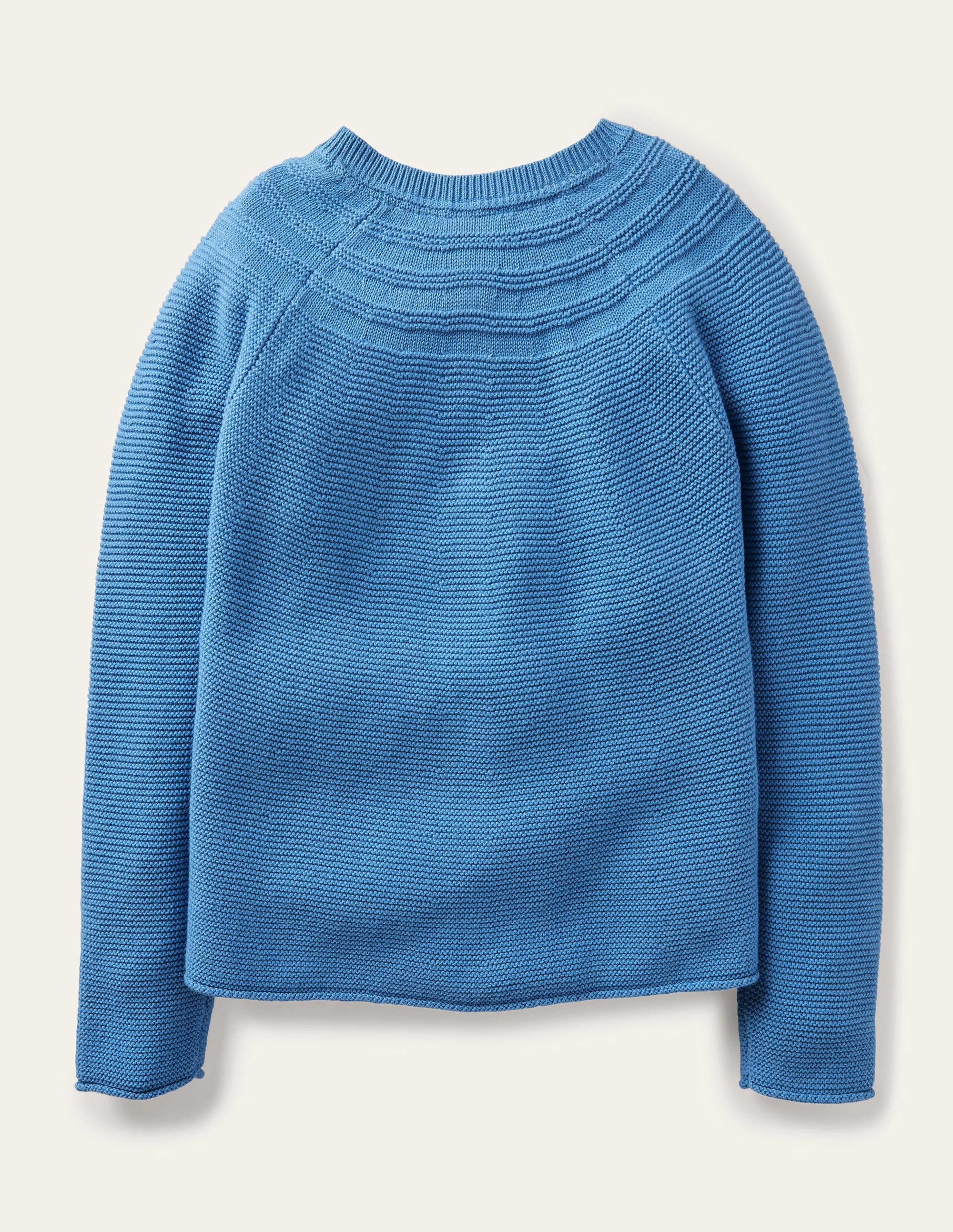 Blue Cashmere Blend Cardigan-Bleu élisabéthain - Image 2