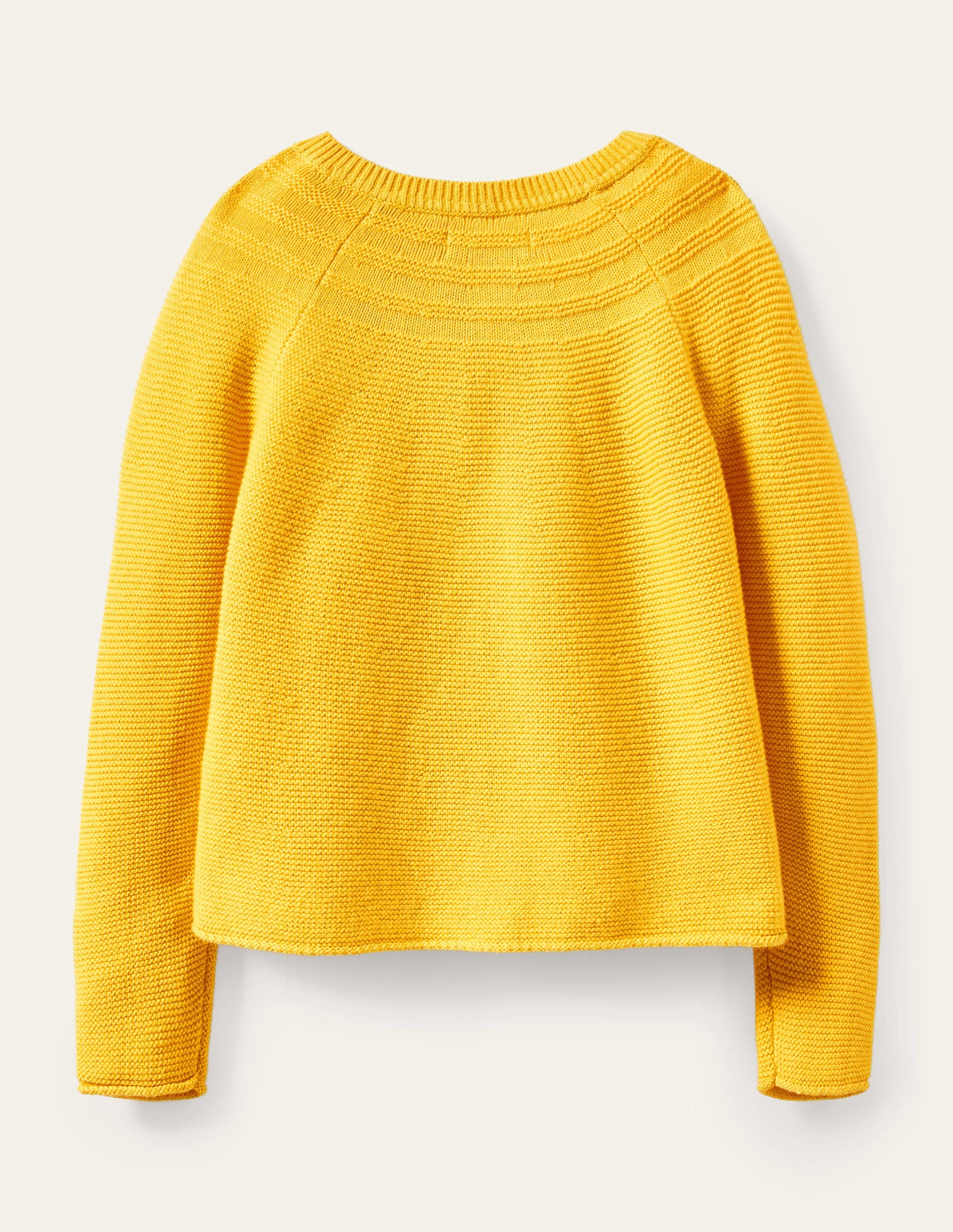Gilet en coton et cachemire-Jaune maïs - Image 2