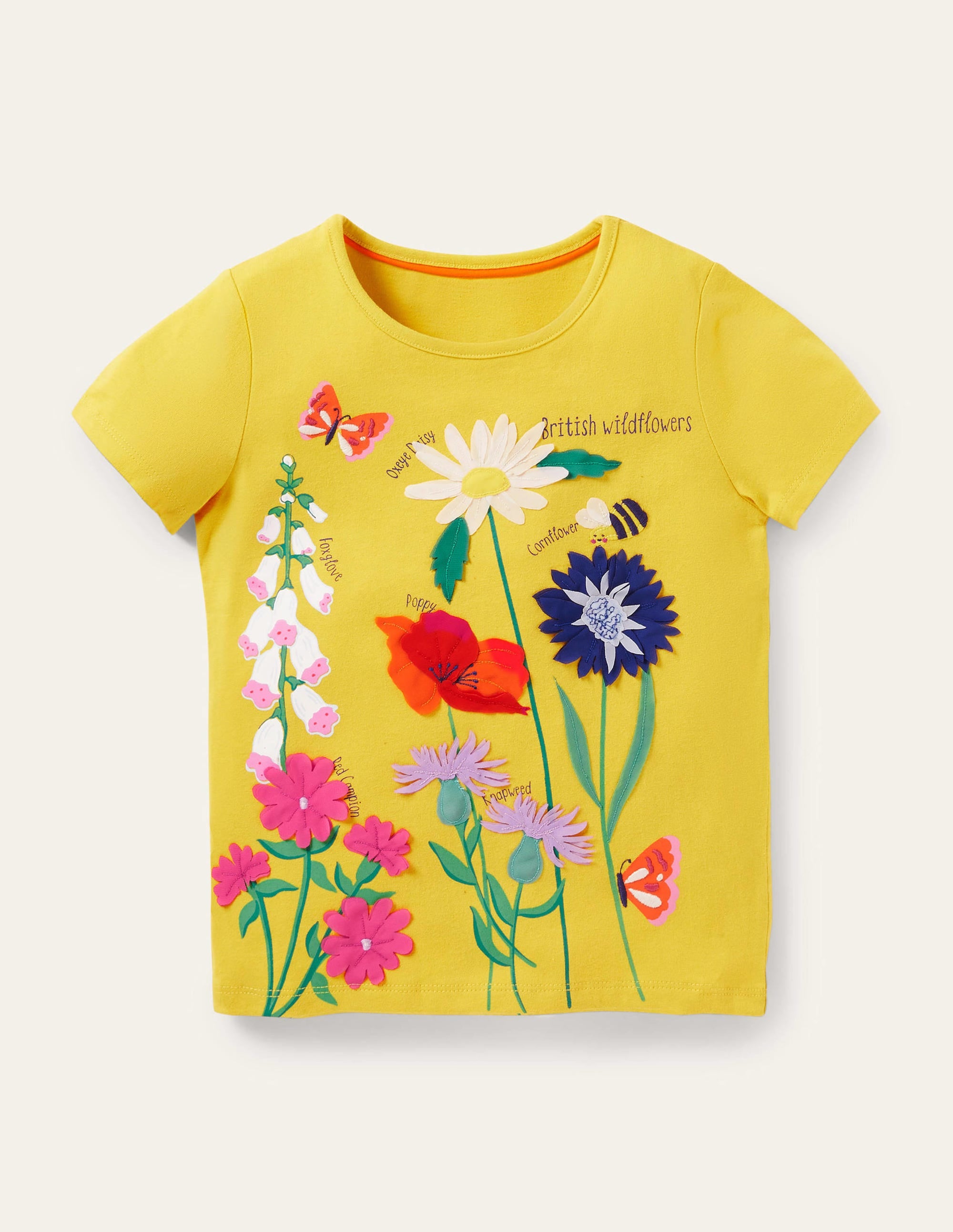 Flatter-T-Shirt mit lustigen Fakten-Narzissengelb, Blumen - Image 1