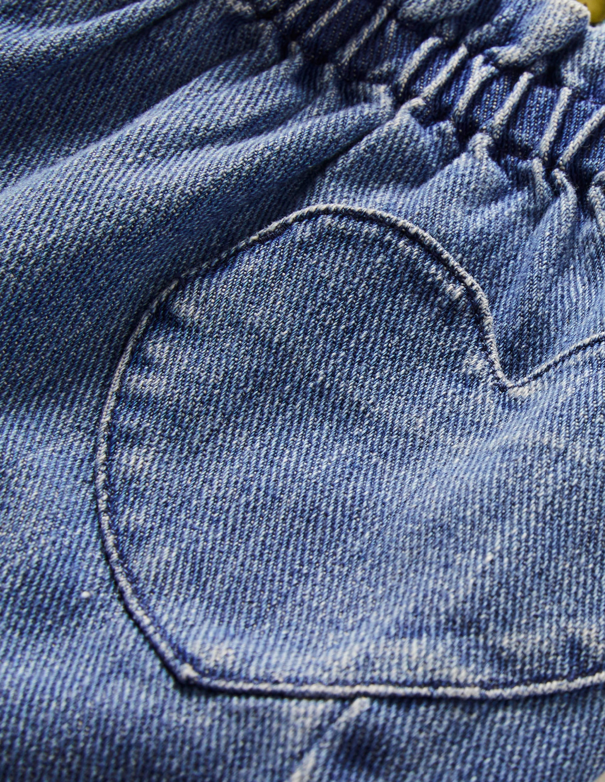Pantalon large à enfiler-Denim vintage moyen - Image 3