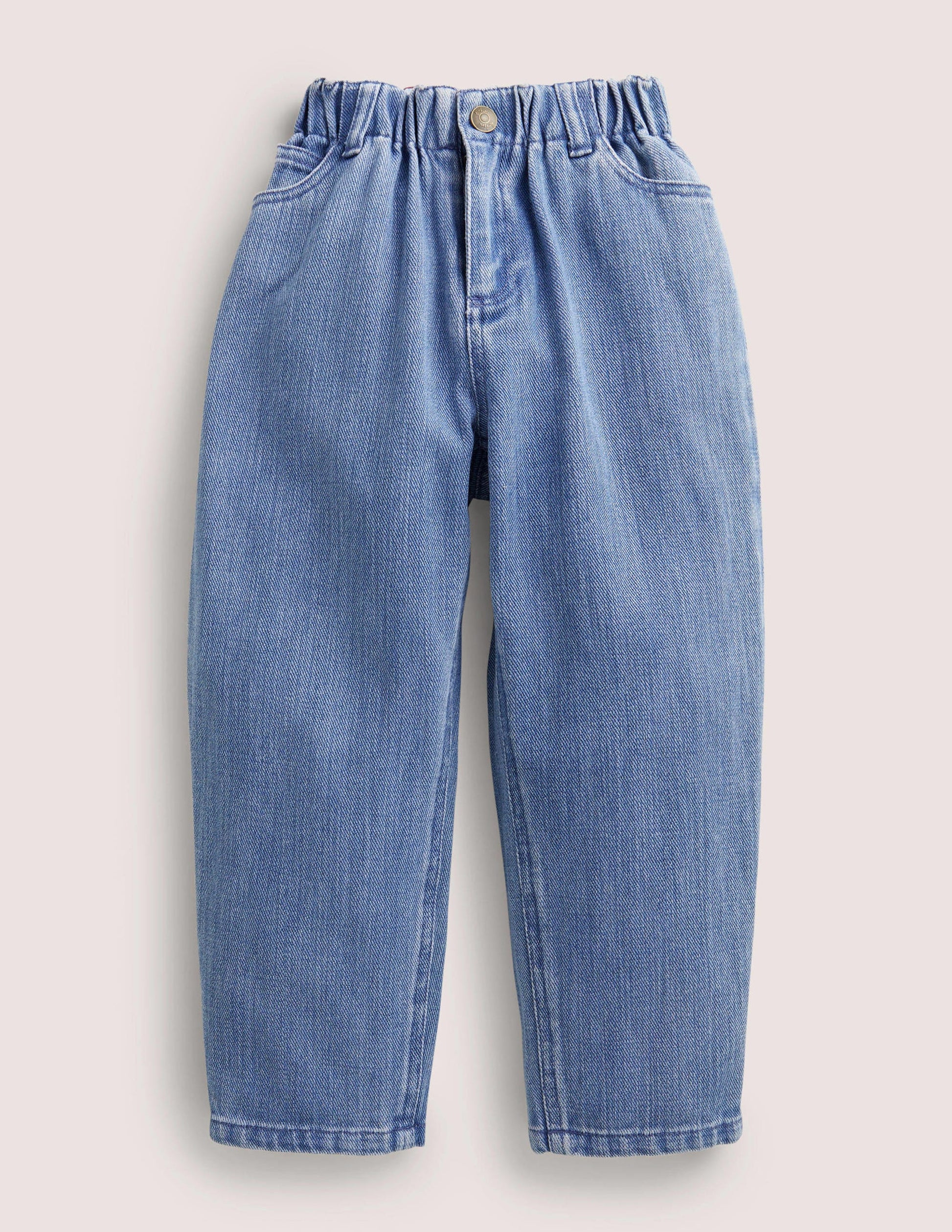 Barrel-Jeans-Mittleres Vintageblau, Denim-1