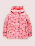 Pink Apple Print Waterproof Jacket-Formica Pink Apples
