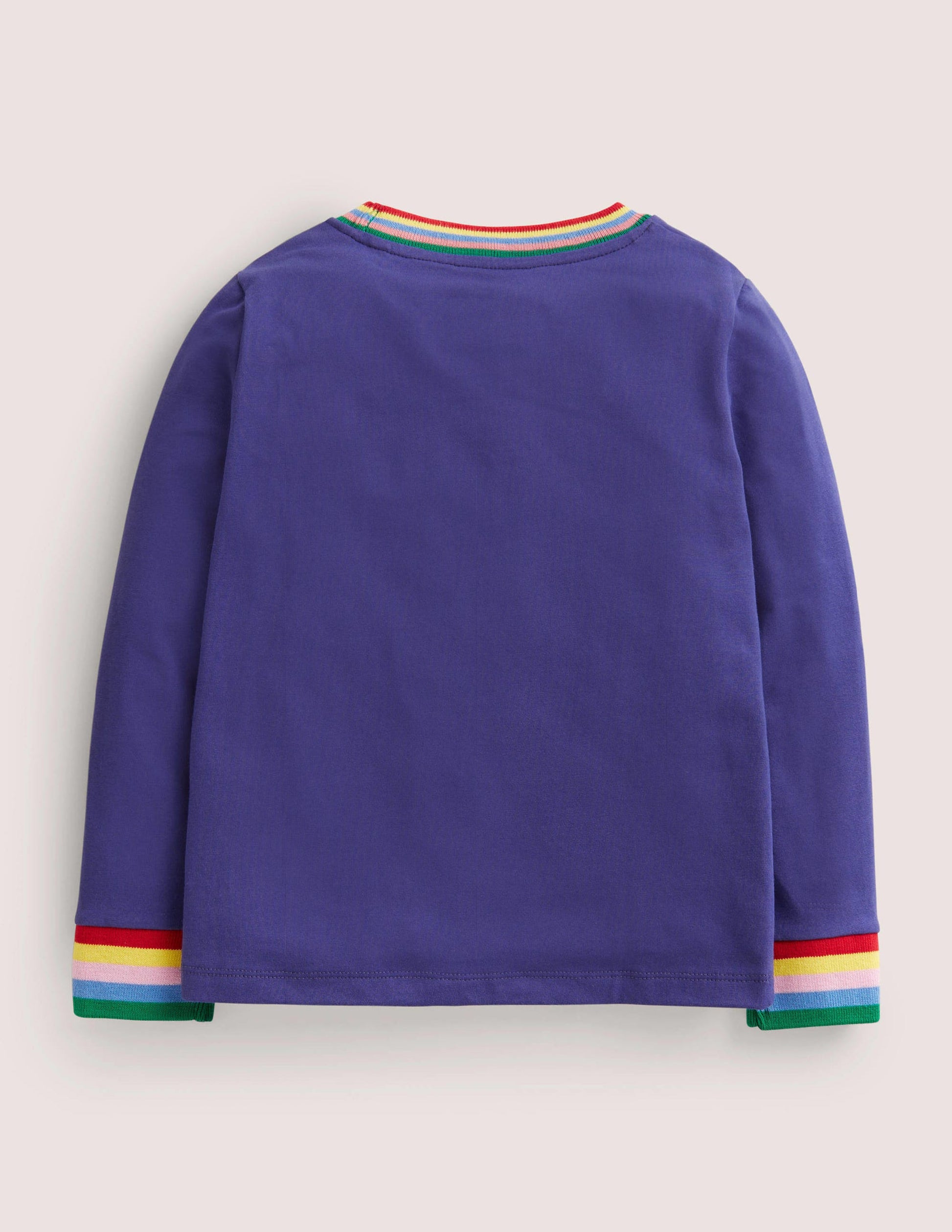 Rainbow Rib Slub T-Shirt-Starboard Blue-2