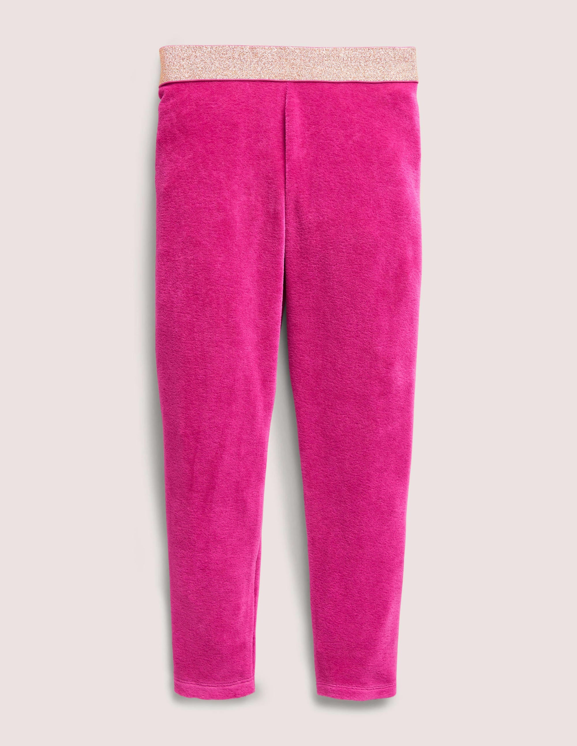 Samtleggings mit Glitzertaille-Rosa, Schafgarbe - Image 1