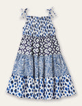 Robe recyclée-Bleu