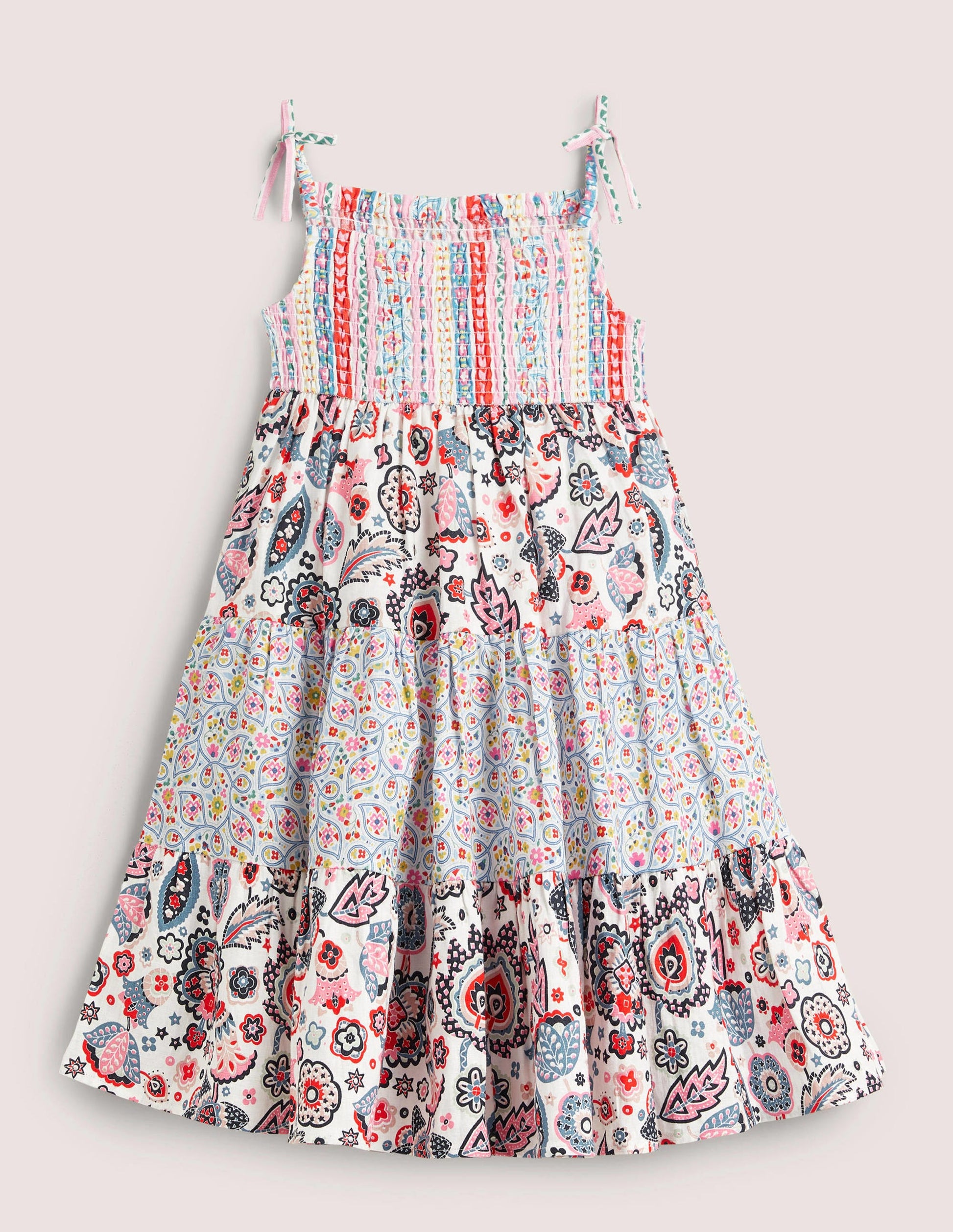 Robe recyclée-Rose-2