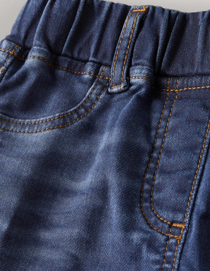 Legging en jean taillé pour l'aventure-Beatnik Red-3