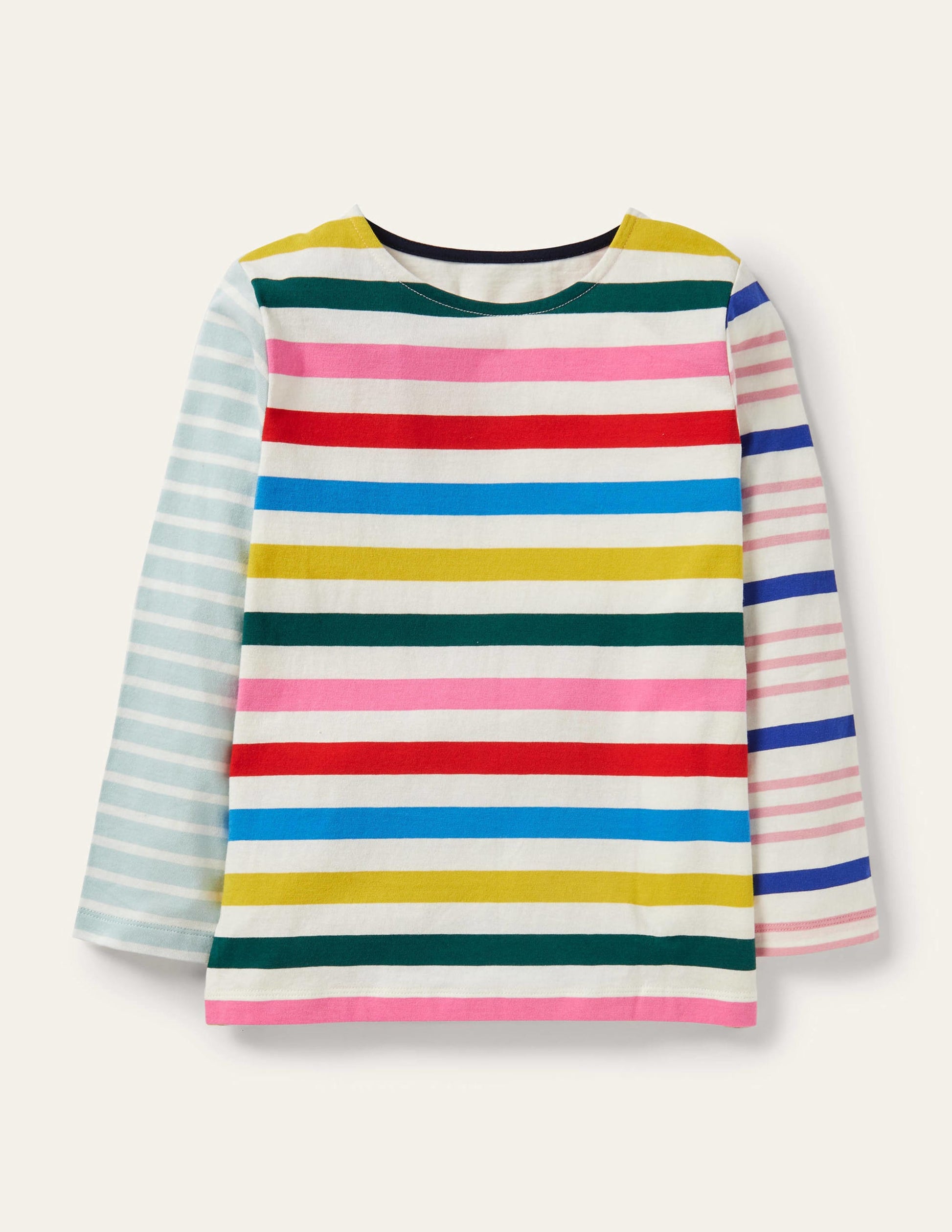 Mini Me Bretonshirt-Bunt, Regenbogenfarben-1