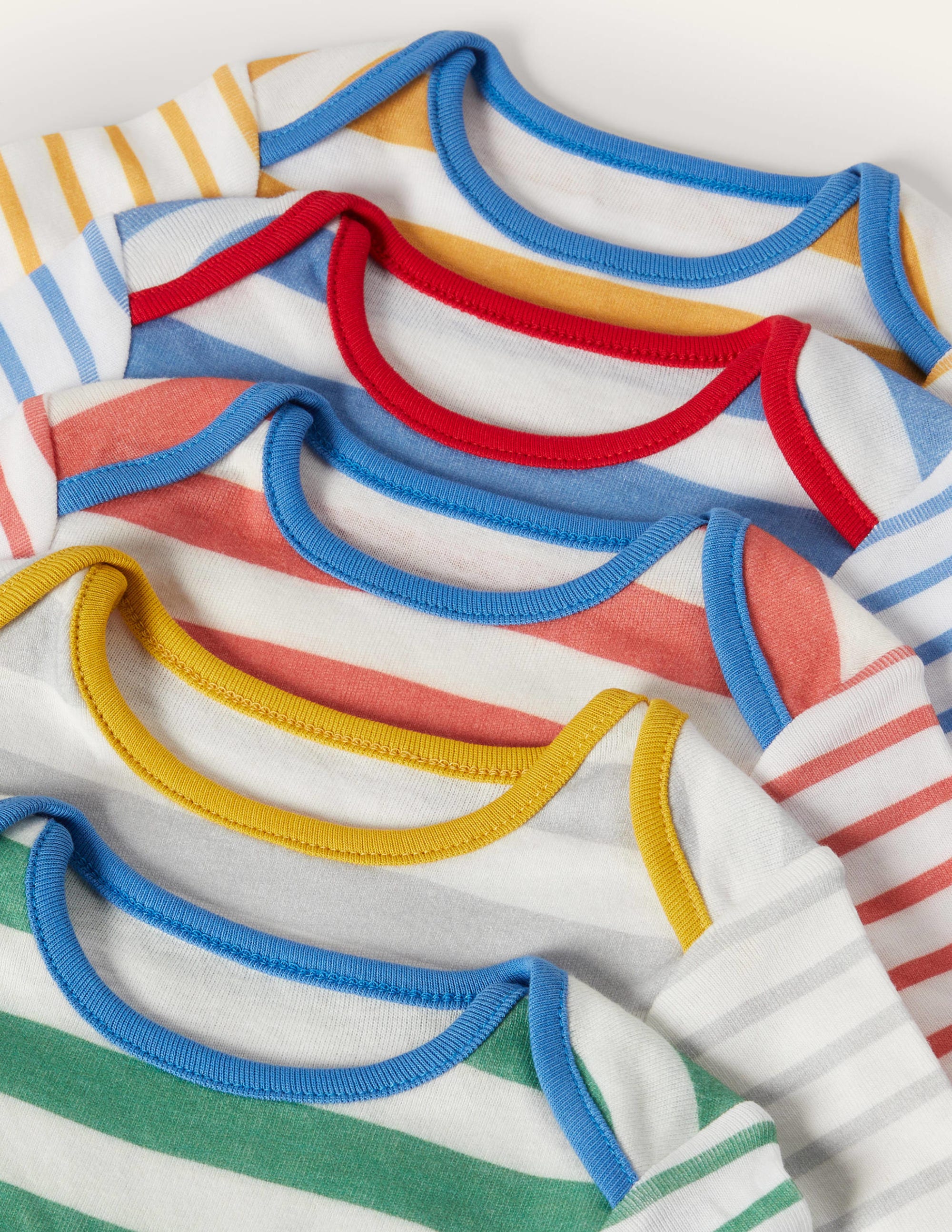 Gestreifte Bodys im 5er-Pack-Bunt, Gestreift - Image 3
