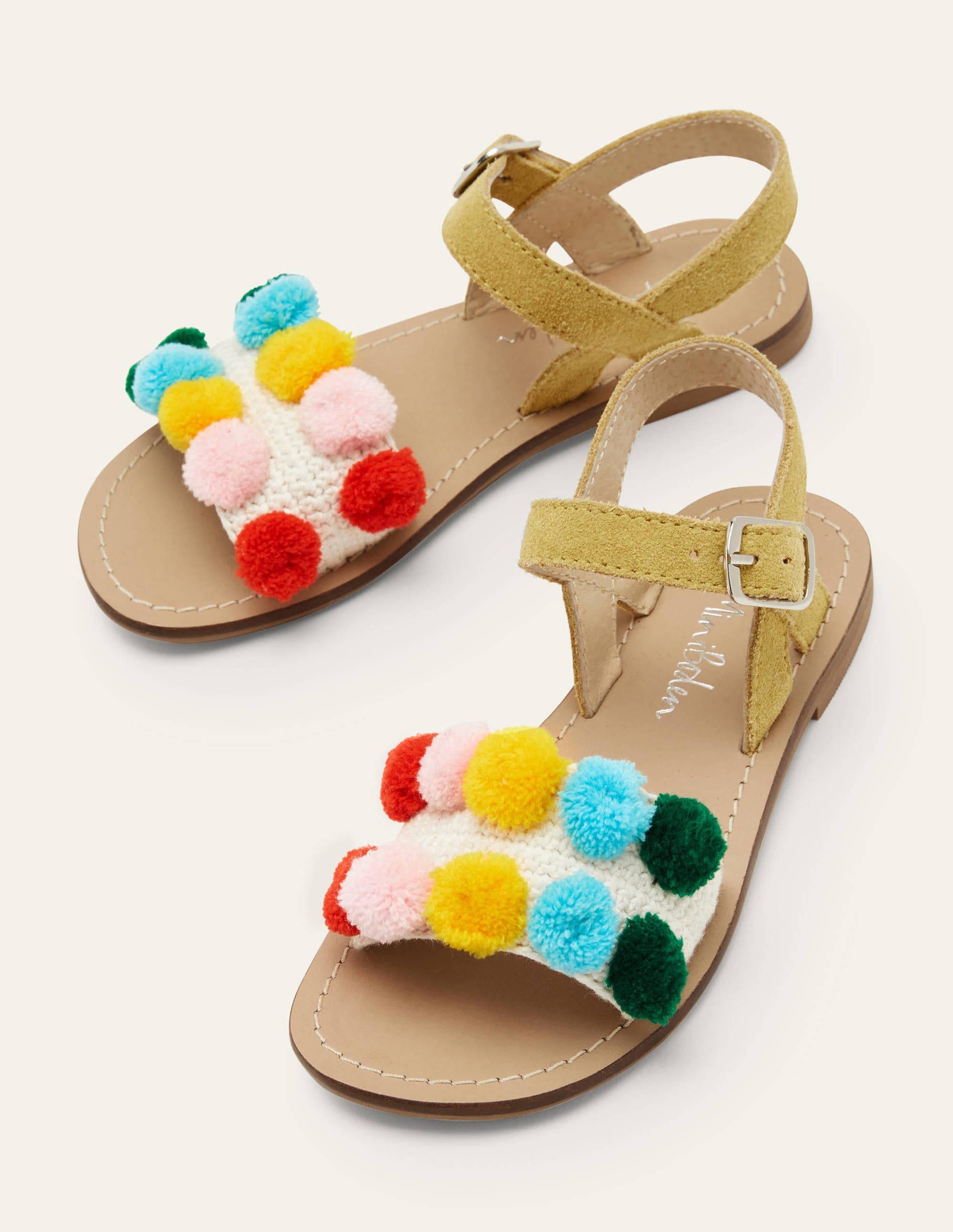 Häkelsandalen-Bunte Bommel - Image 1
