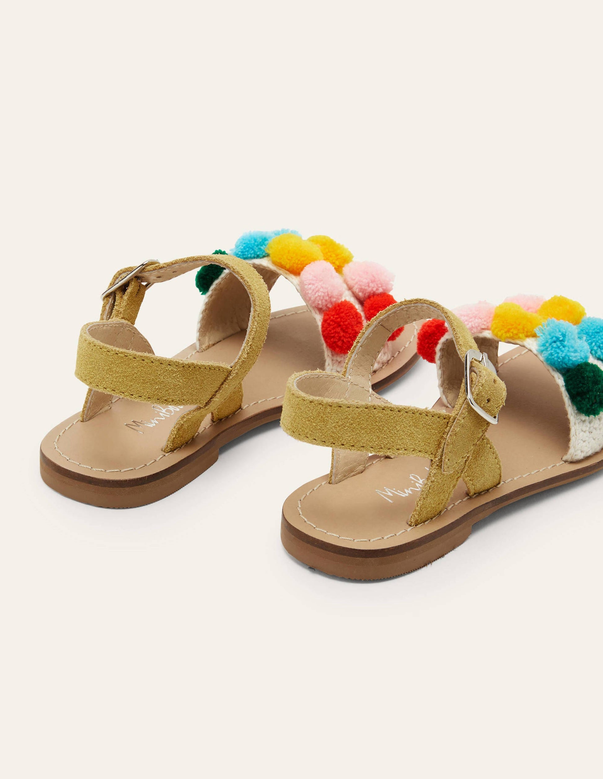 Häkelsandalen-Bunte Bommel-3