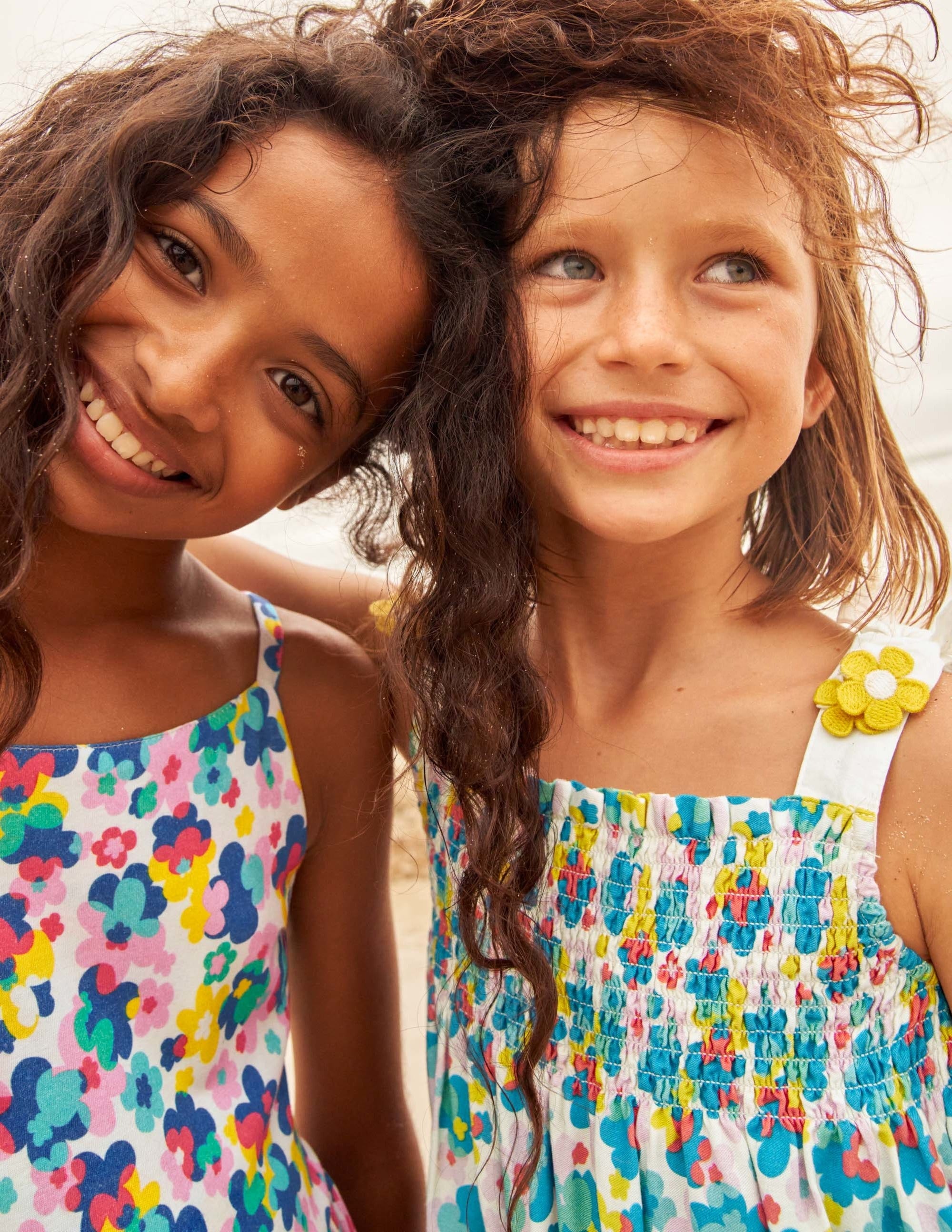 Top à smocks noué aux épaules-Motif Happy Ditsy Floral multi - Image 7