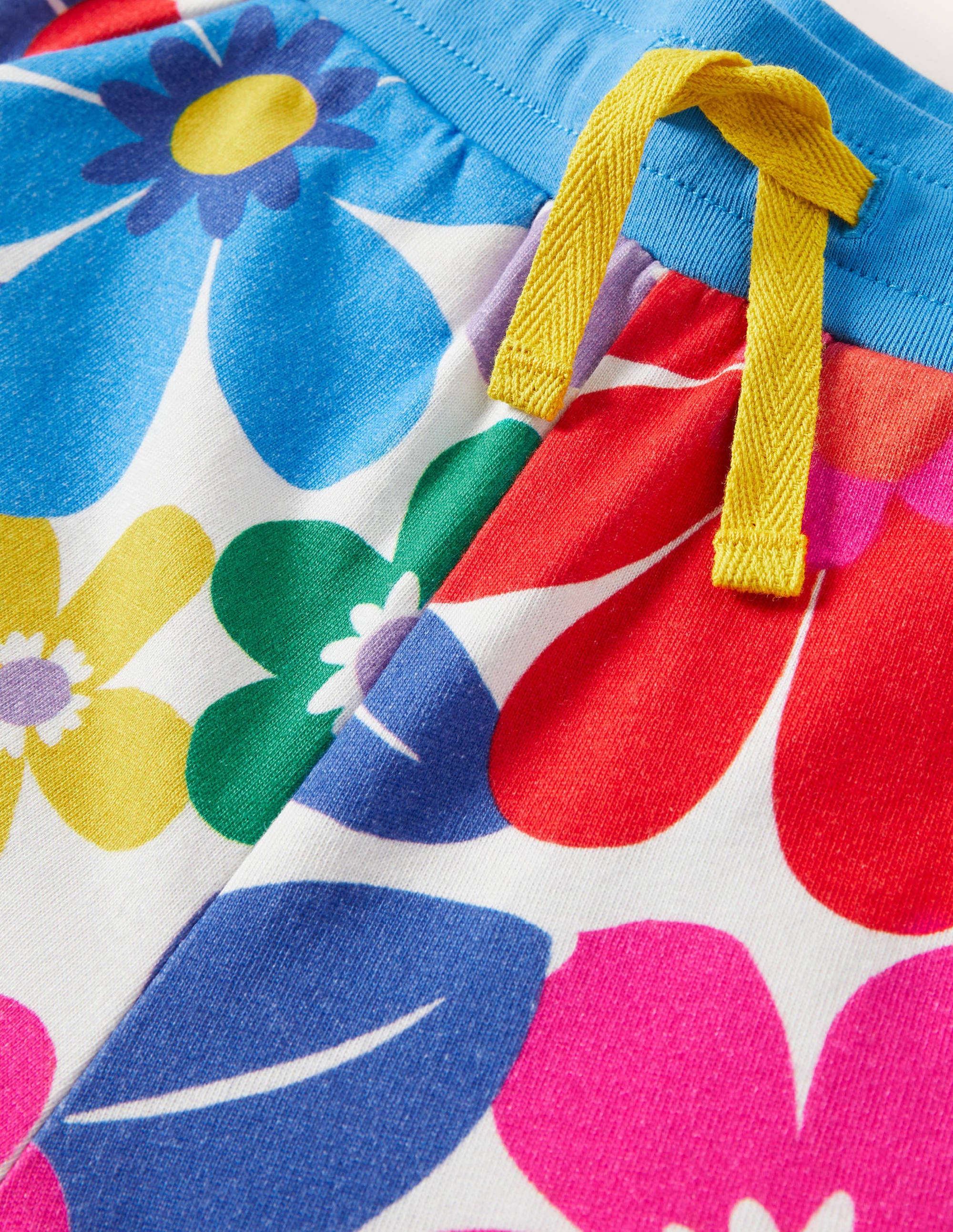 Jerseyhose mit weitem Bein-Bunt, Große Blumen - Image 3