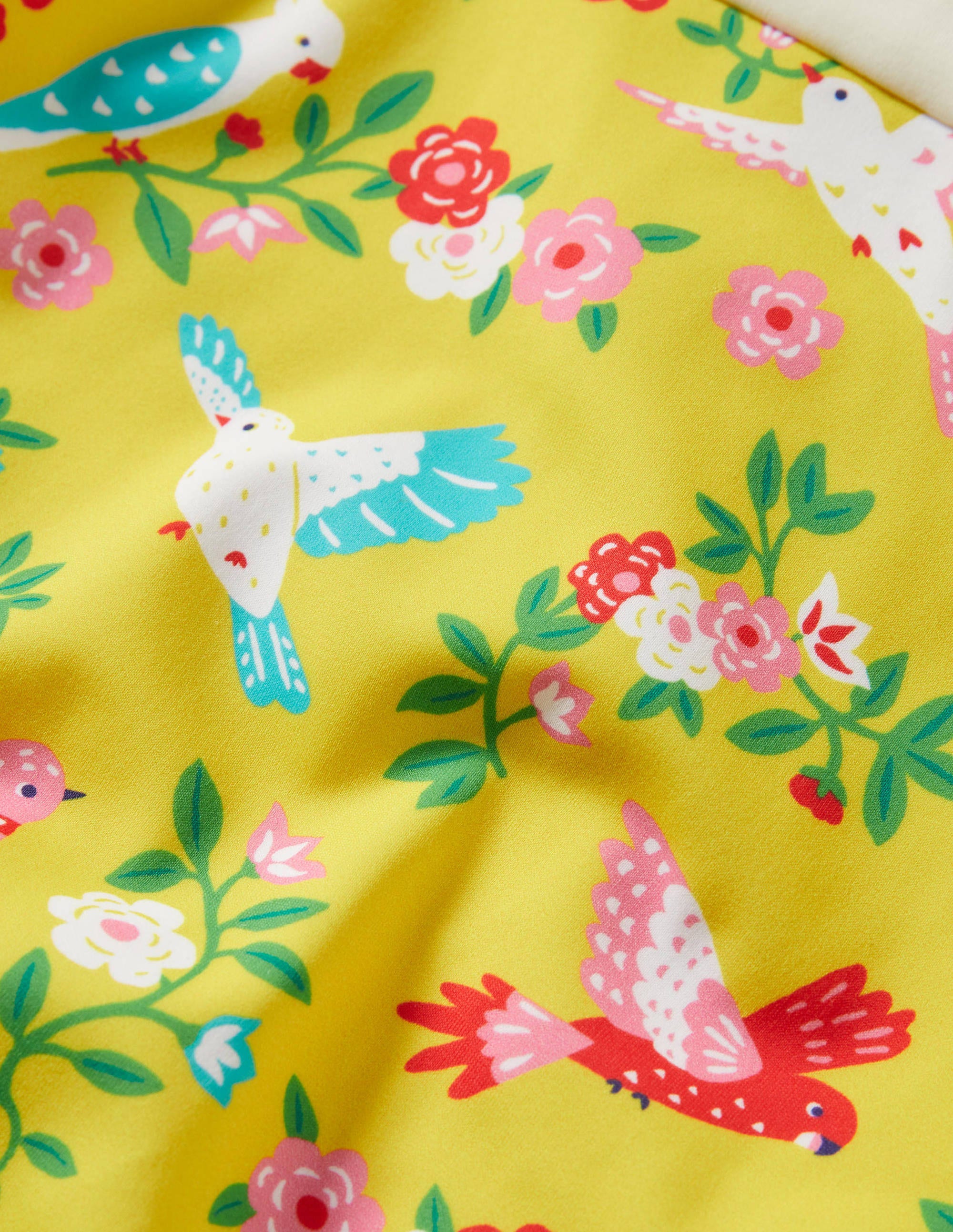 Maillot de bain volanté et croisé dans le dos-Jardin tropical maïs - Image 3
