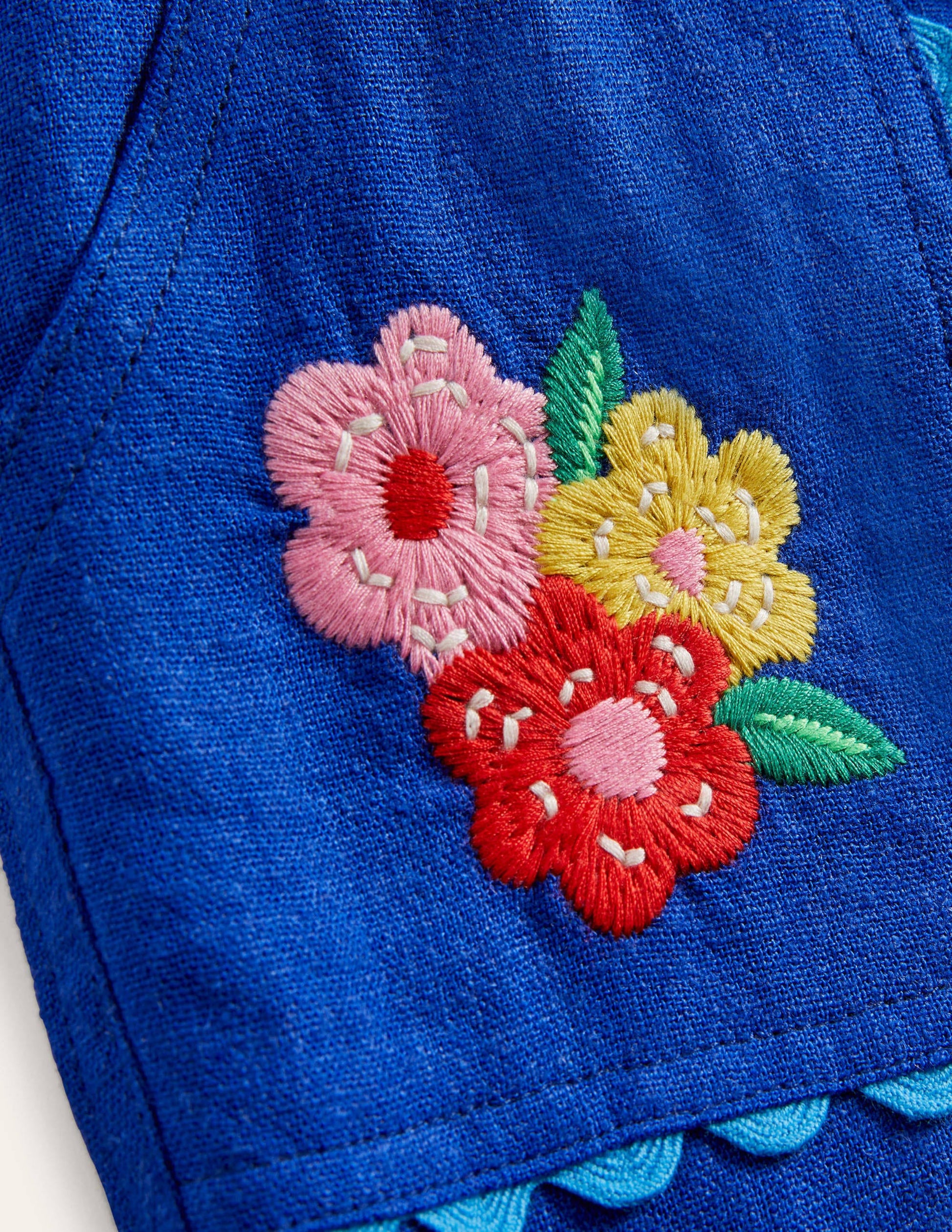 Lockere Webhose-Wellenblau, Blumen-3