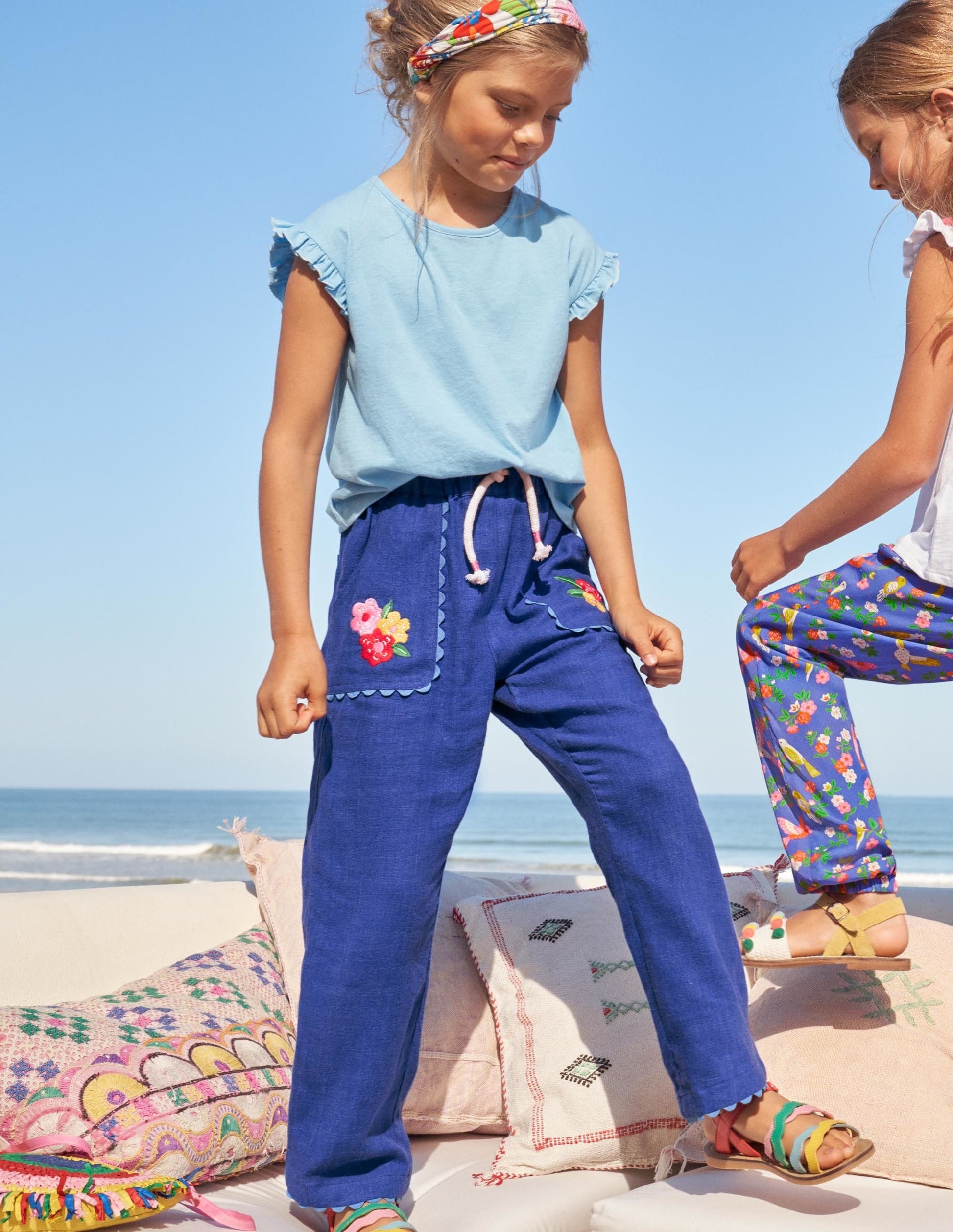 Lockere Webhose-Wellenblau, Blumen-4