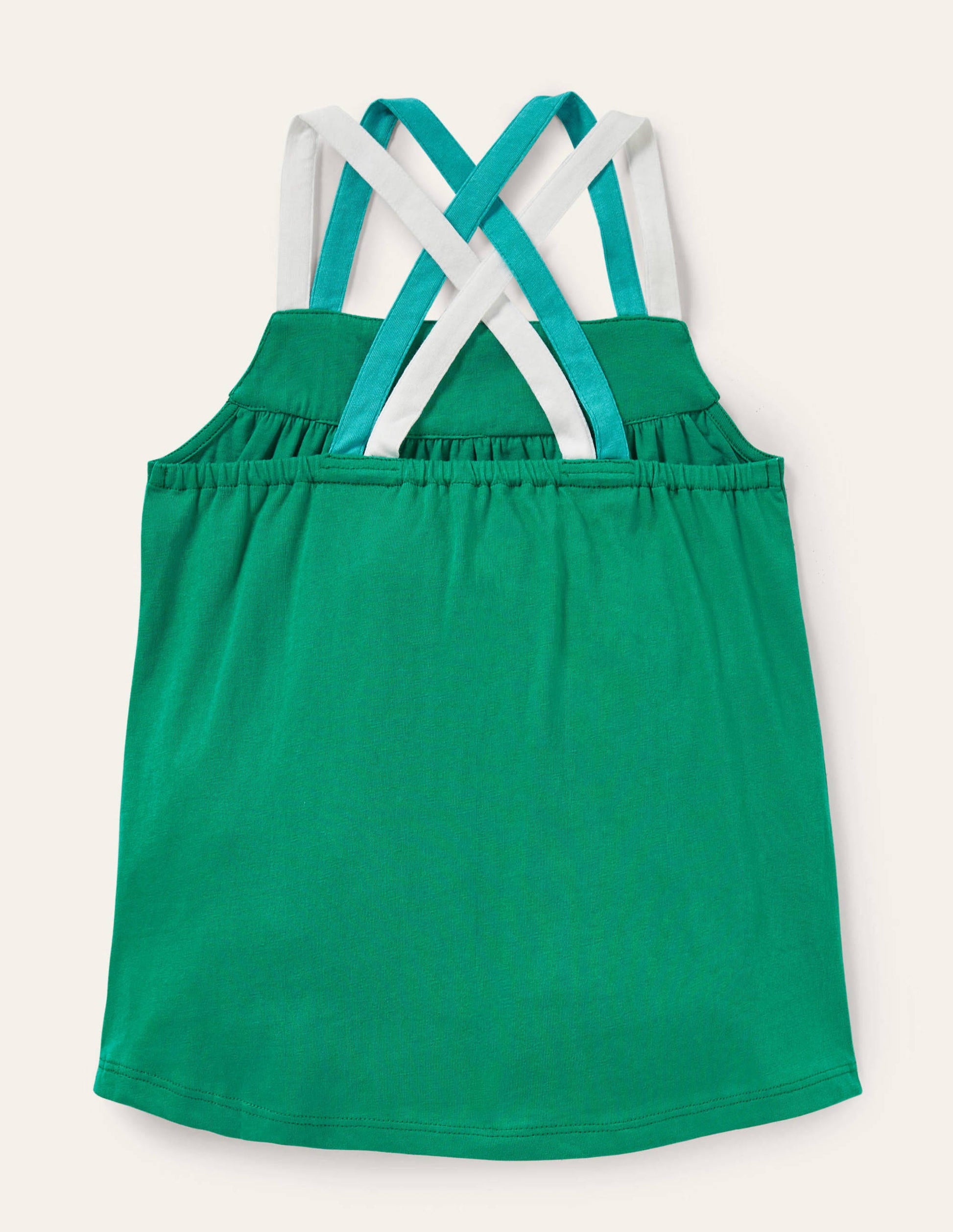Top mit bunten Trägern-Paprikagrün-2