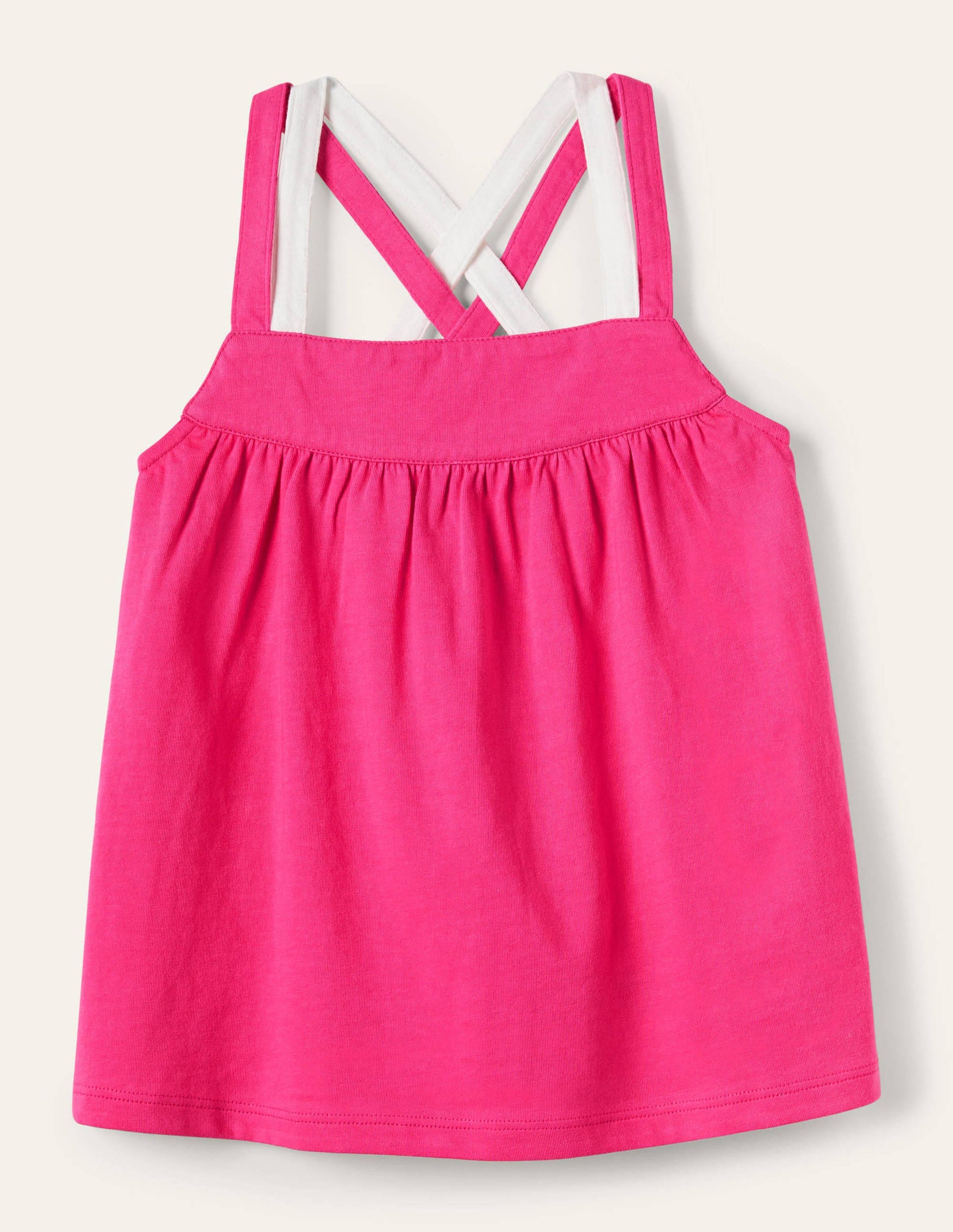 Top mit bunten Trägern-Tutti-Frutti-Pink-1