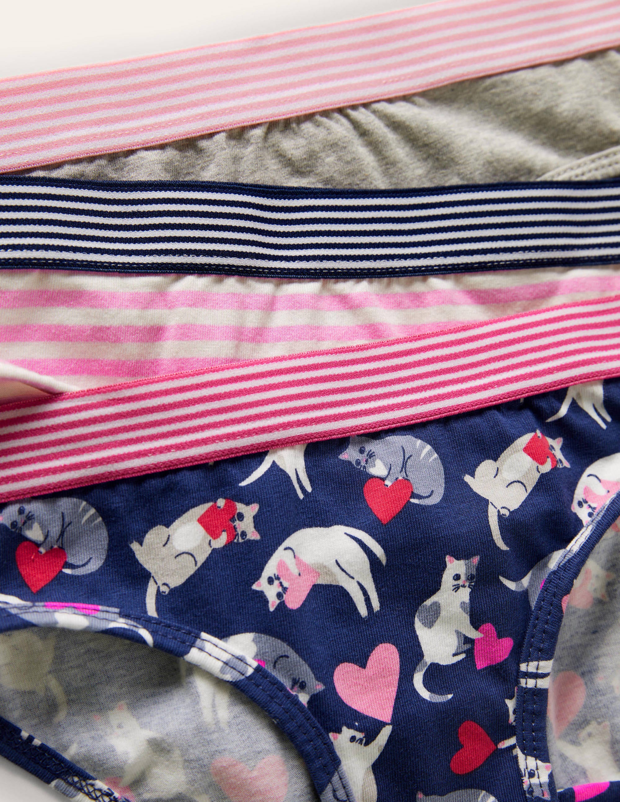 Unterhosen im 3er-Pack-Bunt, Katzen - Image 3