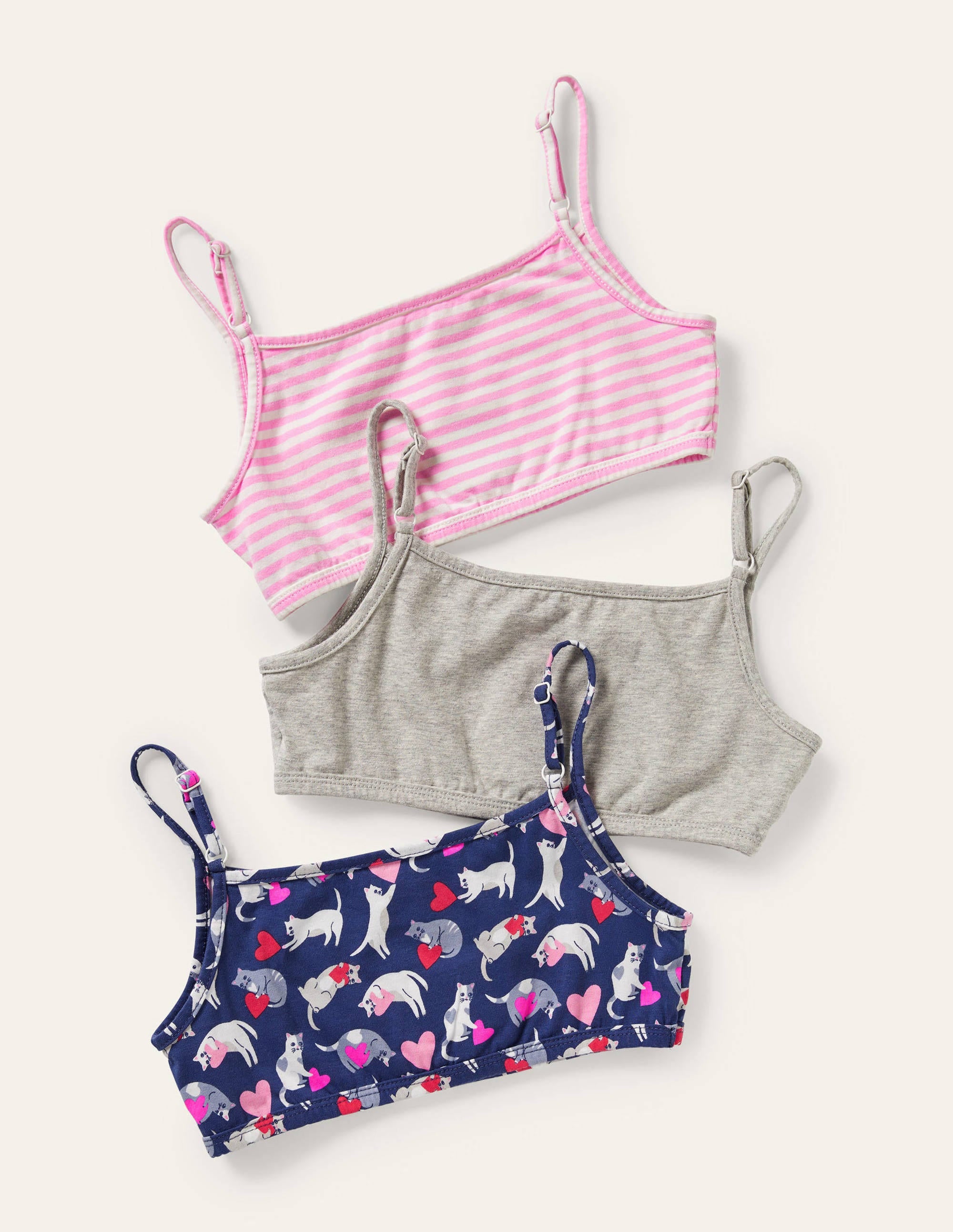 3 tops courts-Chats multi - Image 2