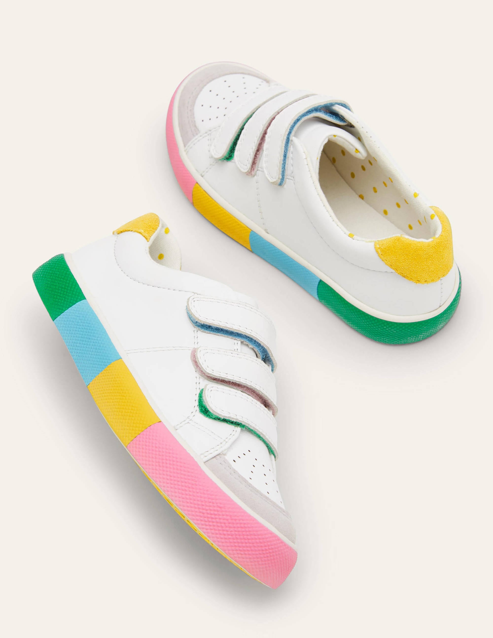 Fun Trainers 3 Strap-Rainbow Foxing - Image 1