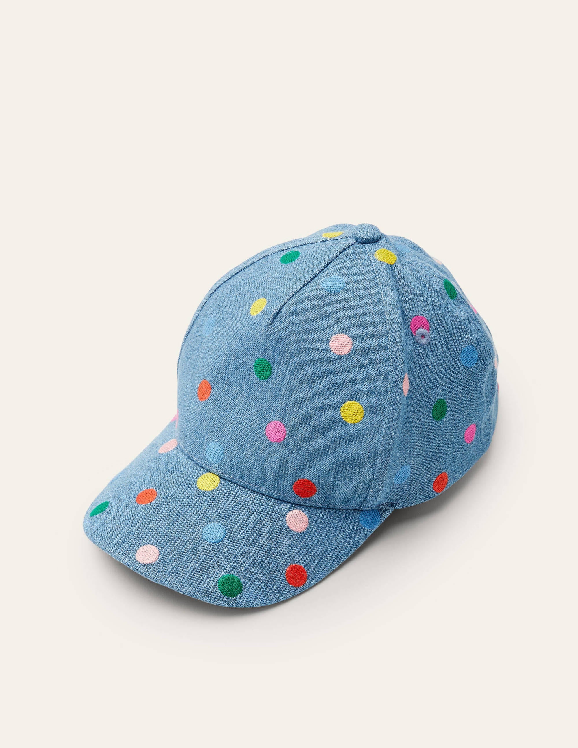 Casquette-Pois arc-en-ciel - Image 1