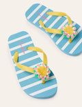 Tongs pour fille-Aigue-marine