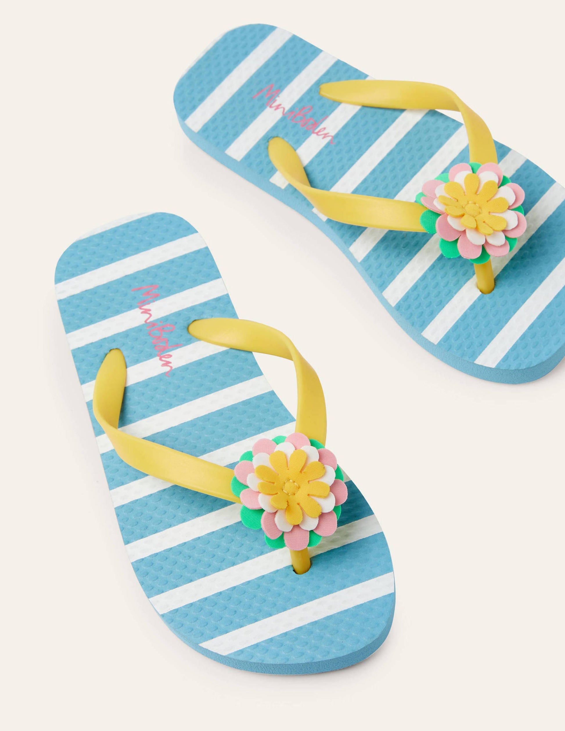 Tongs pour fille-Aigue-marine-1