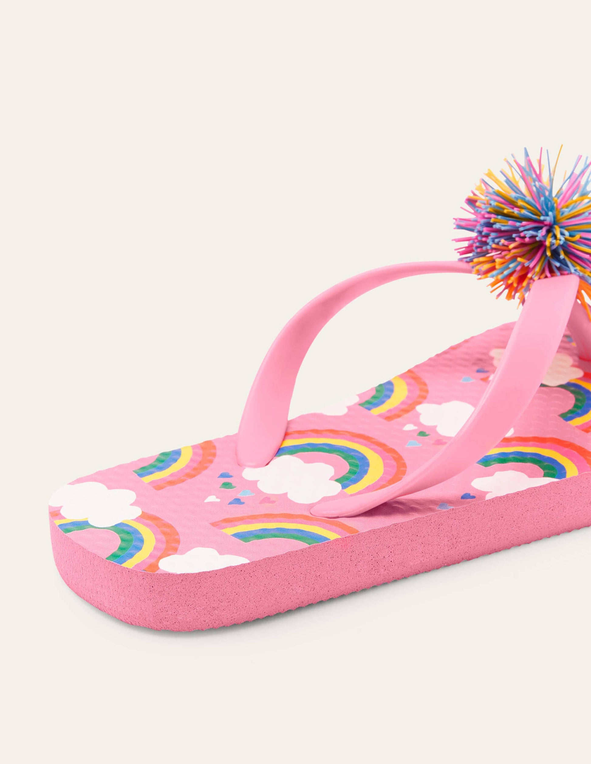 Flip-Flops (Mädchen)-Limonadenrosa, Regenbogen-3