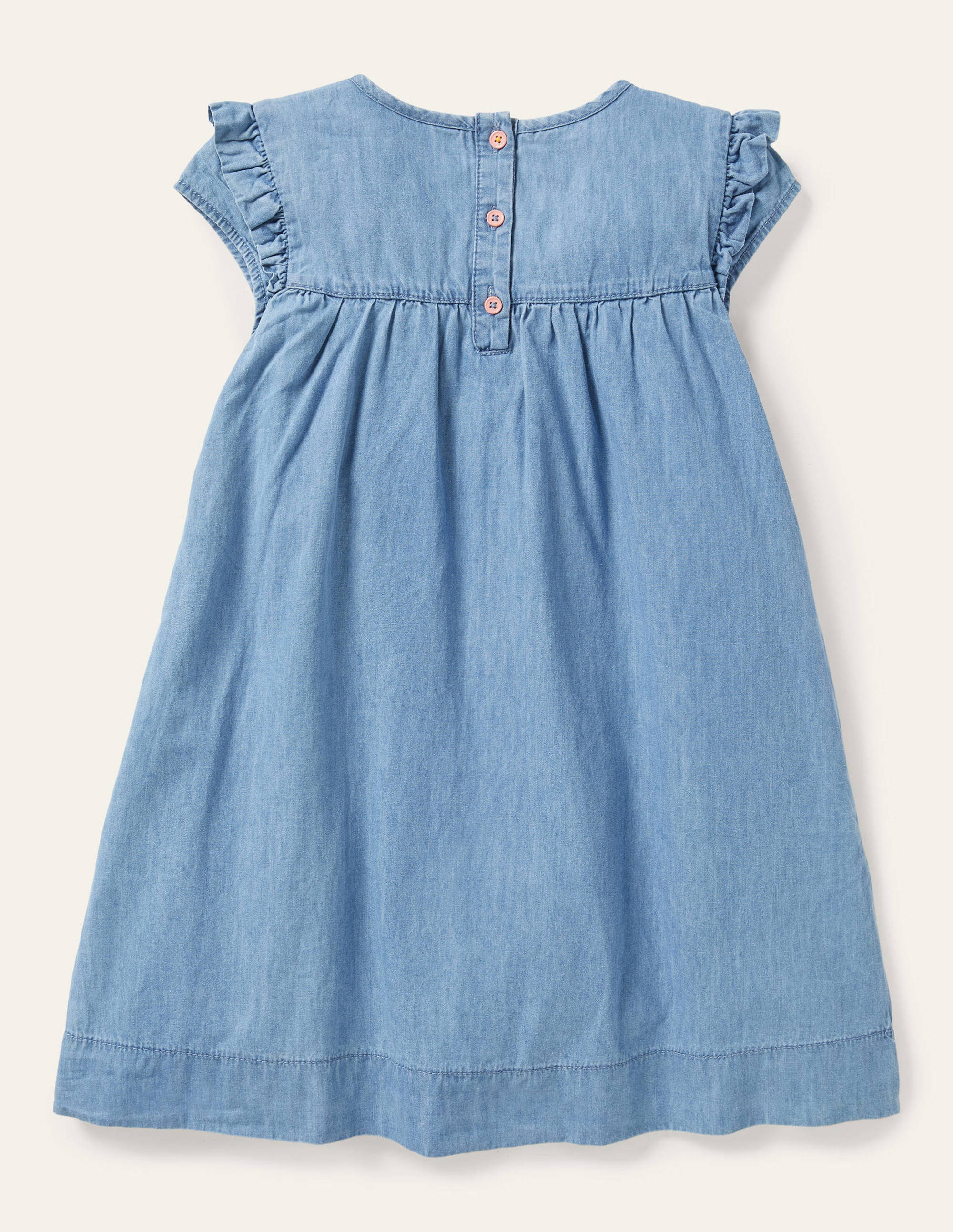Easy Everyday Dress-Chambray - Image 2
