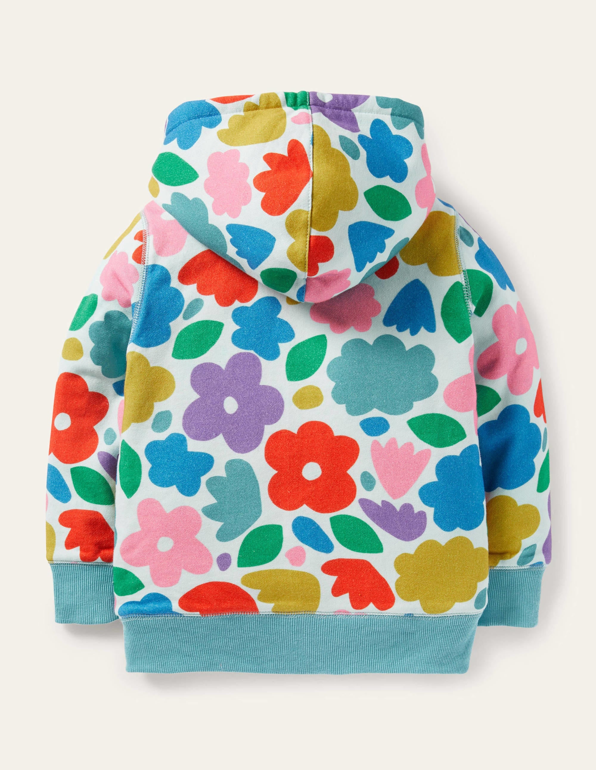 Sweat à capuche à doublure douillette-Motif Painted Floral multi - Image 2