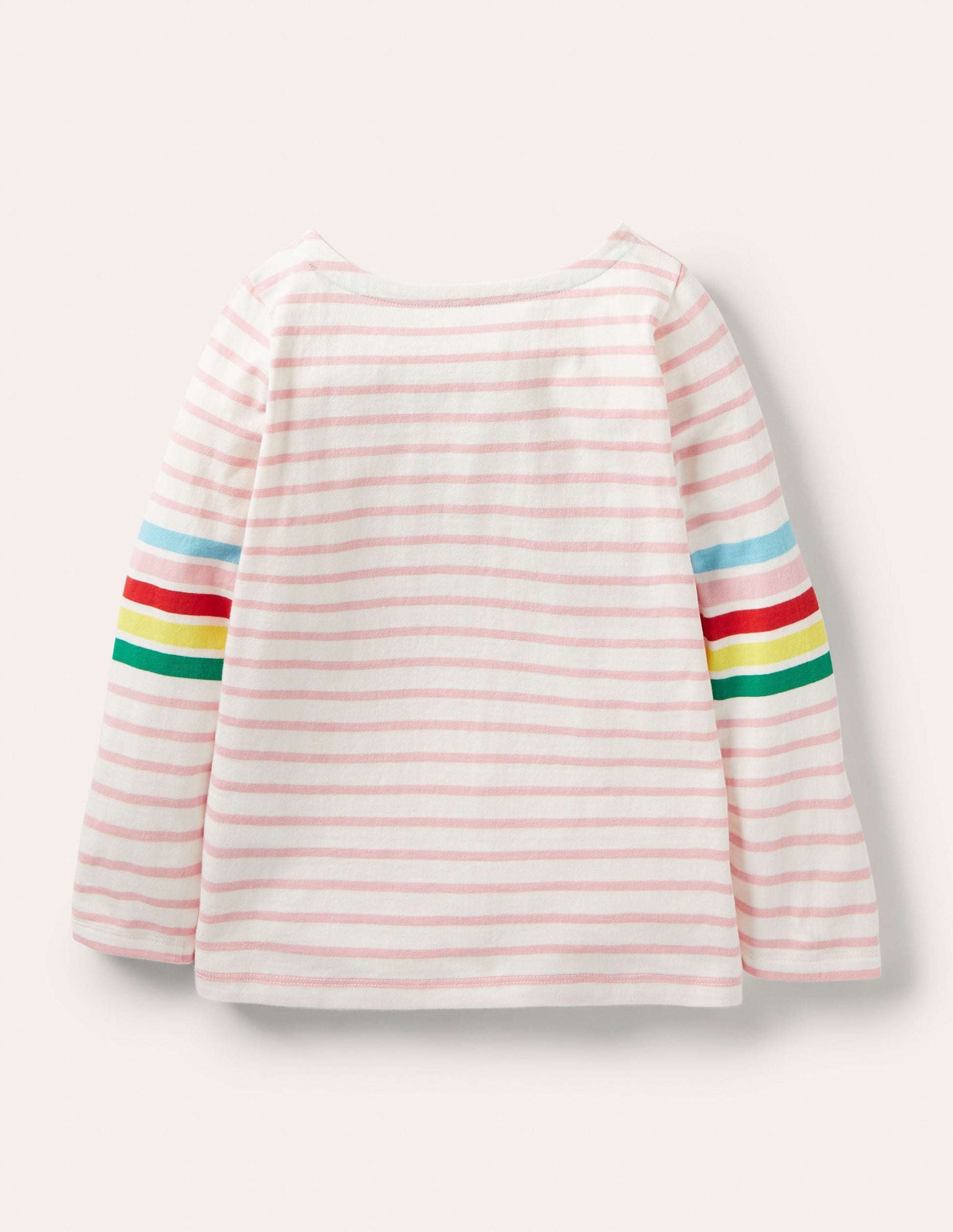Lustiges Bretonshirt-Rosa, Regenbogen-2