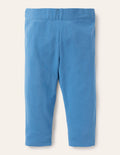 Kurz geschnittene einfarbige Leggings-Strahlendes Marineblau