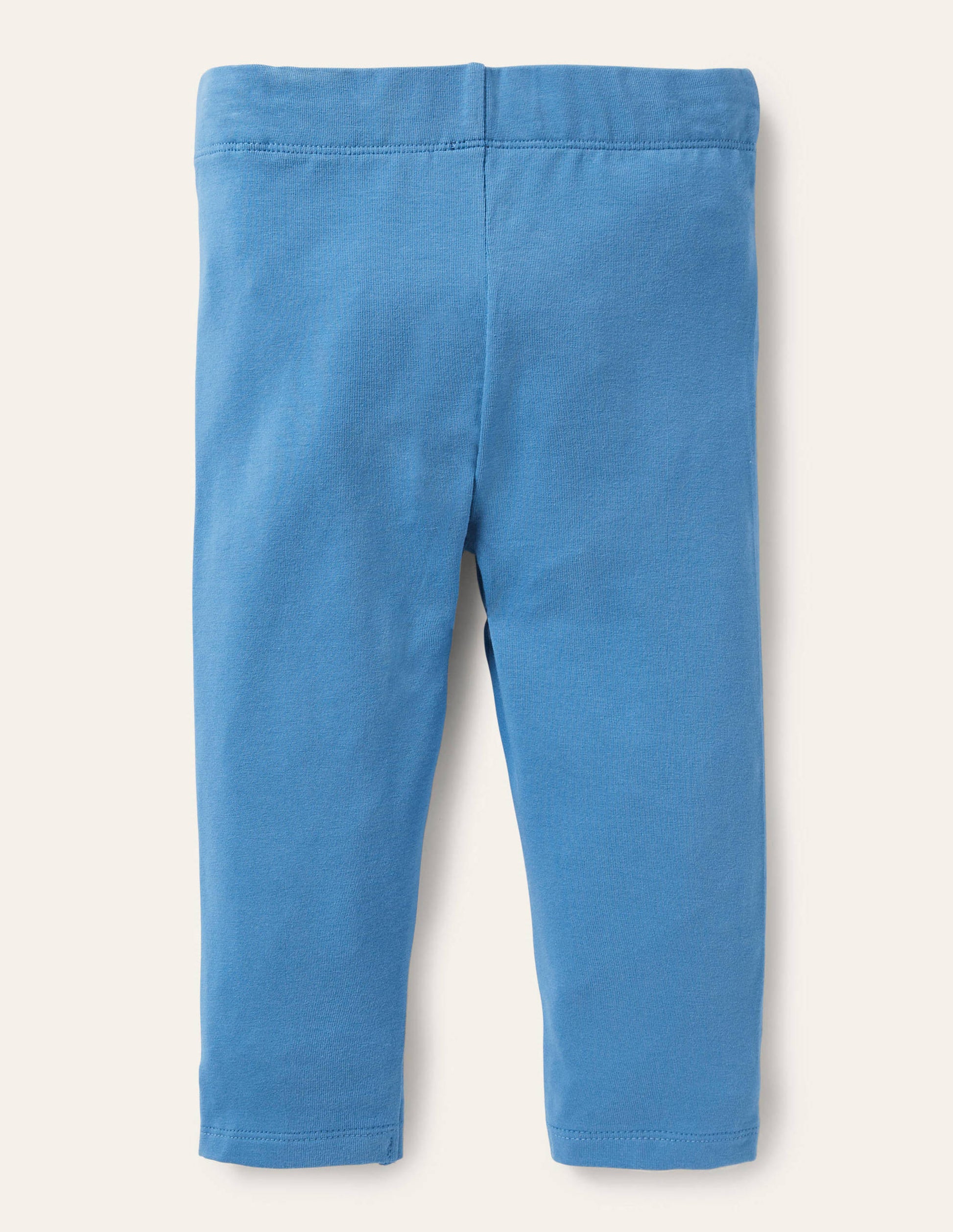 Kurz geschnittene einfarbige Leggings-Strahlendes Marineblau-2