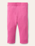 Legging court uni-Rose pétale vif