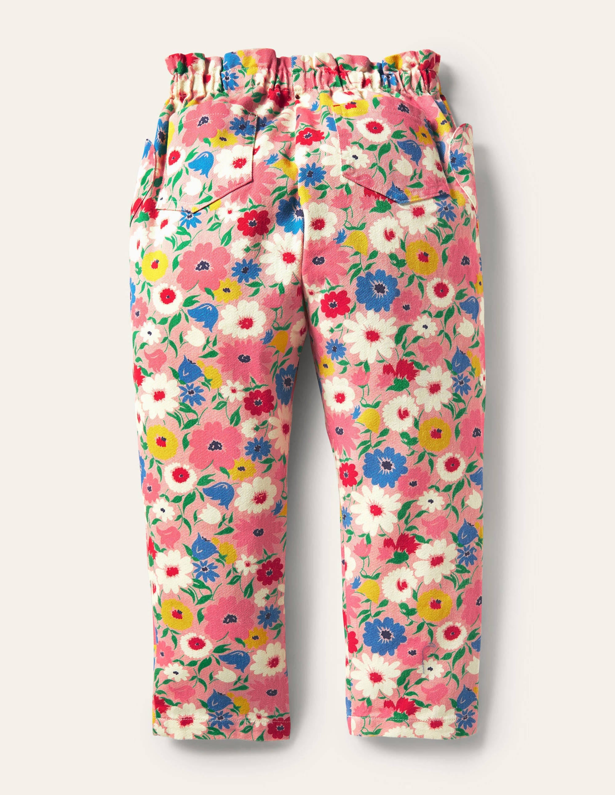 Pantalon à enfiler-Motif Painterly Floral rose boto - Image 2