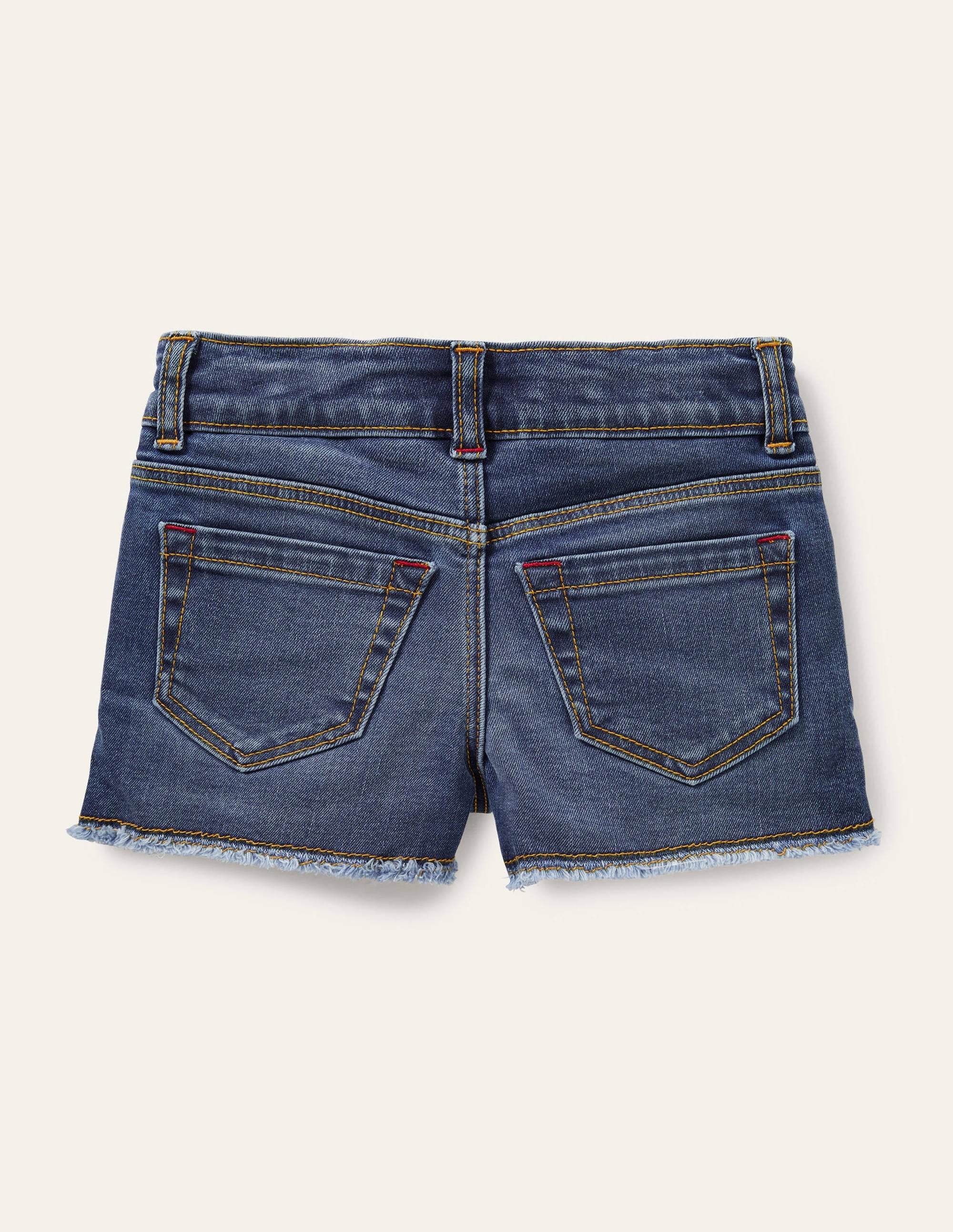 Denim-Shorts-Mittleres Vintageblau, Denim/Biene - Image 2
