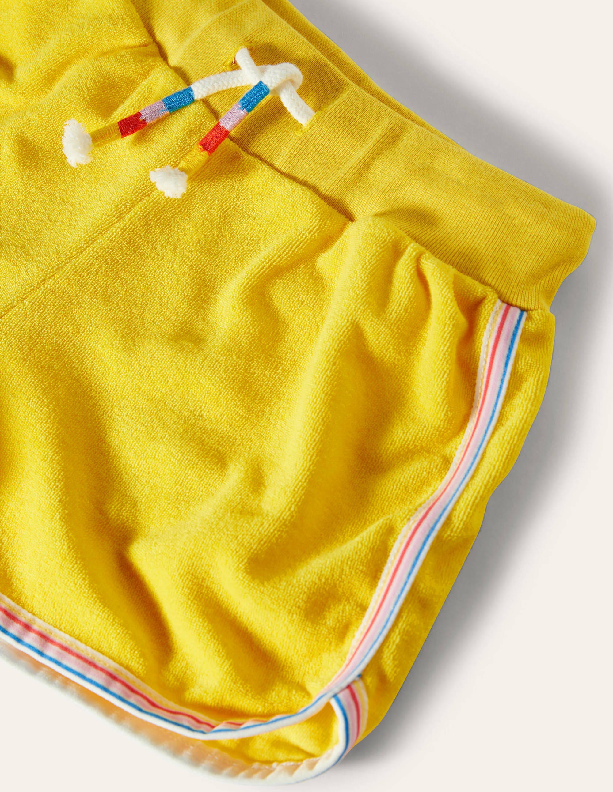 Retro-Frottee-Shorts-Narzissengelb - Image 3