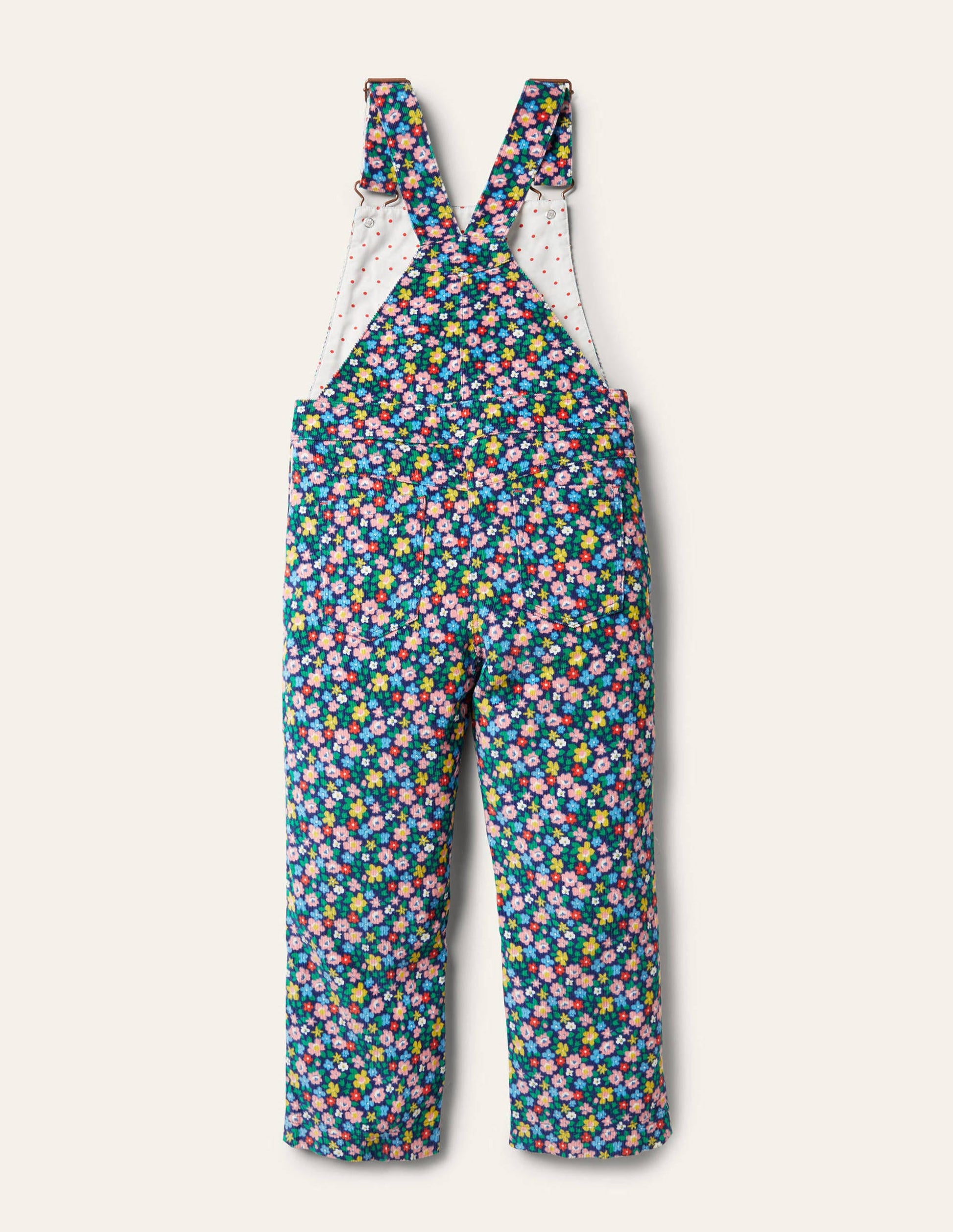 Salopette à empiècements cœur-Motif Spring Floral bleu tribord-2