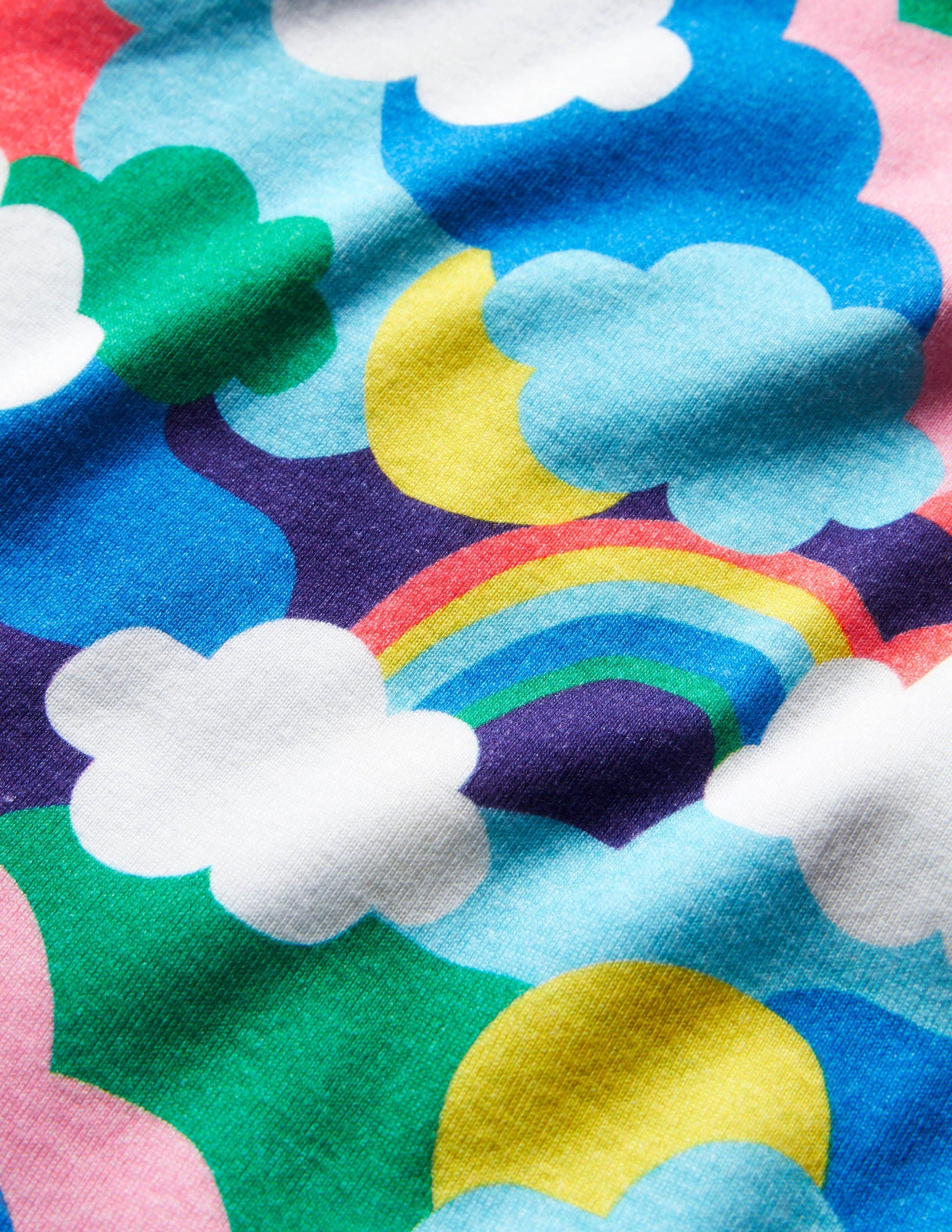 Pyjama court phosphorescent-Motif camouflage nuage multi-3