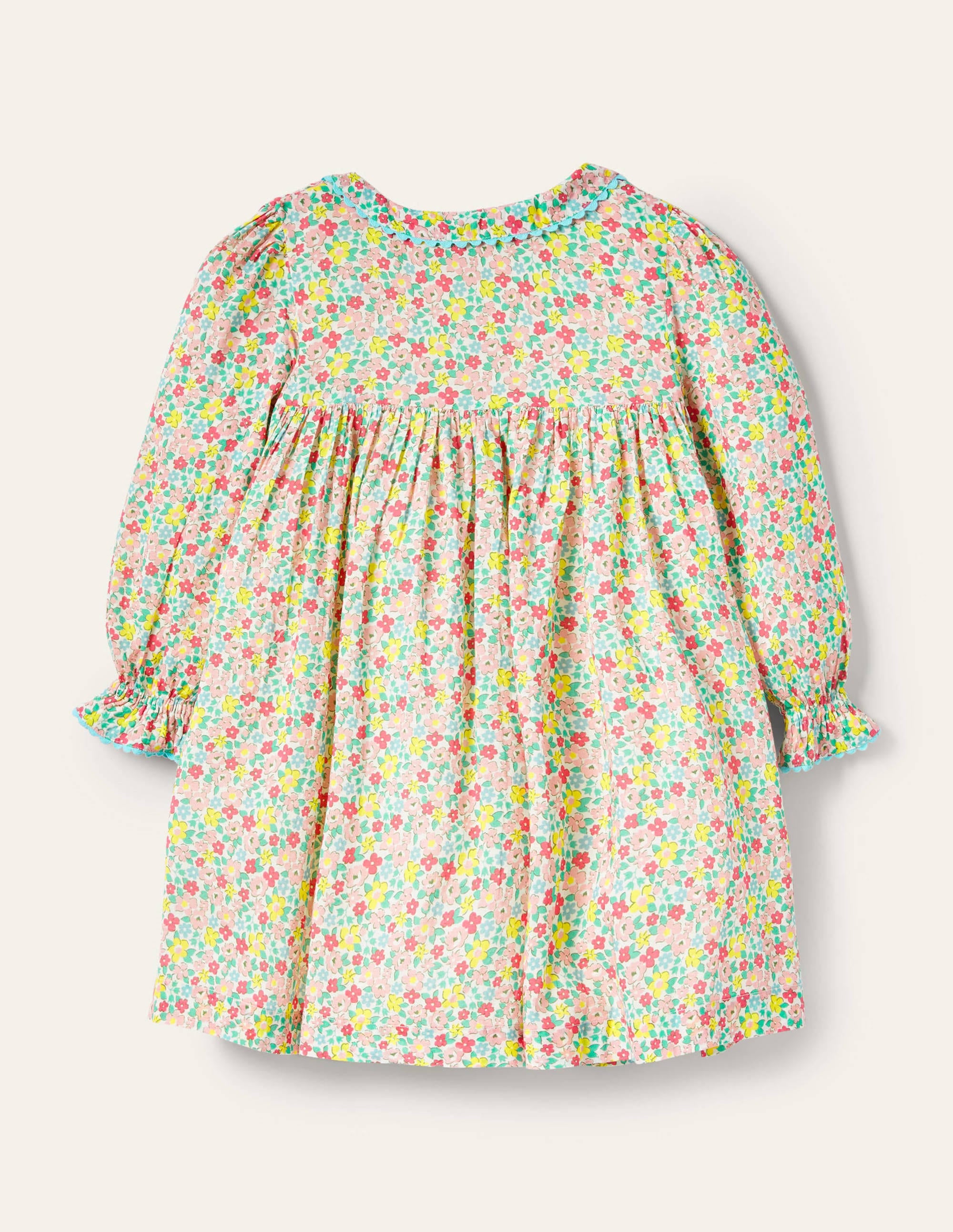 Robe boutonnée à smocks-Motif Spring Floral multi - Image 2
