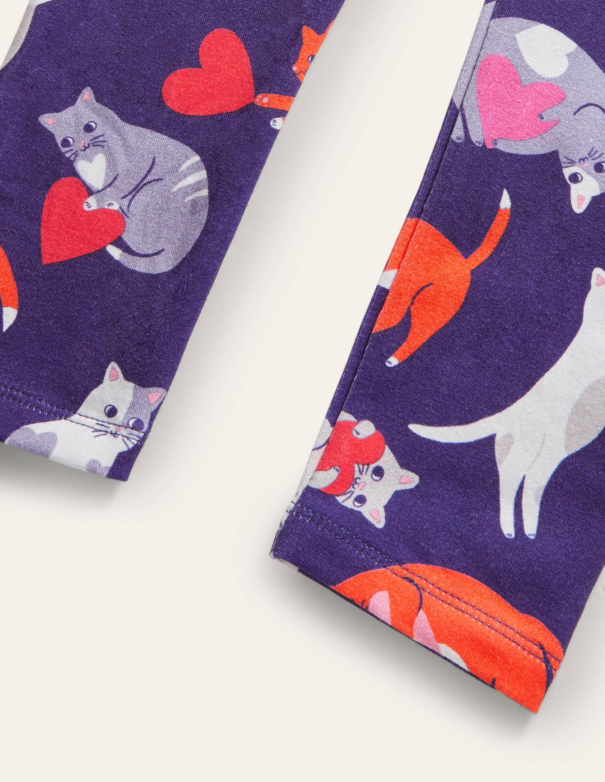 Fröhliche Leggings-Segelblau, Katze - Image 3