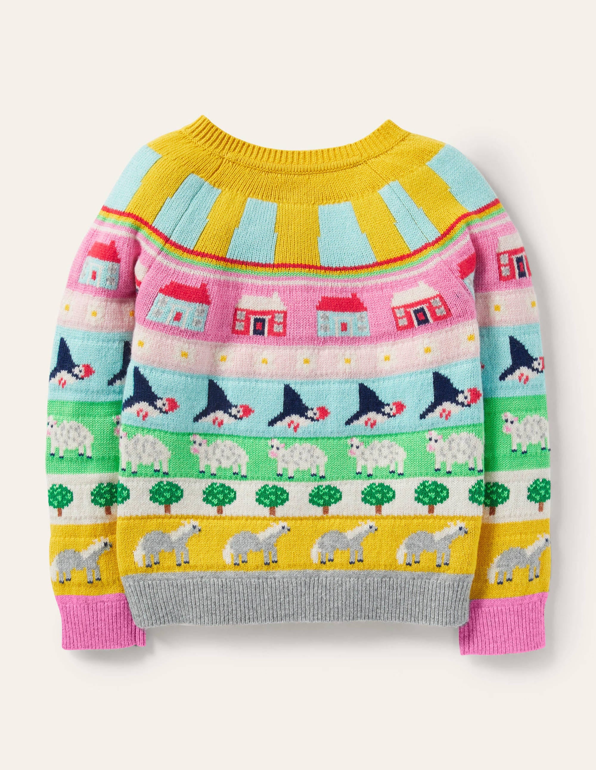Fair-Isle-Cardigan-Bunt, Fair-Isle-Muster - Image 2