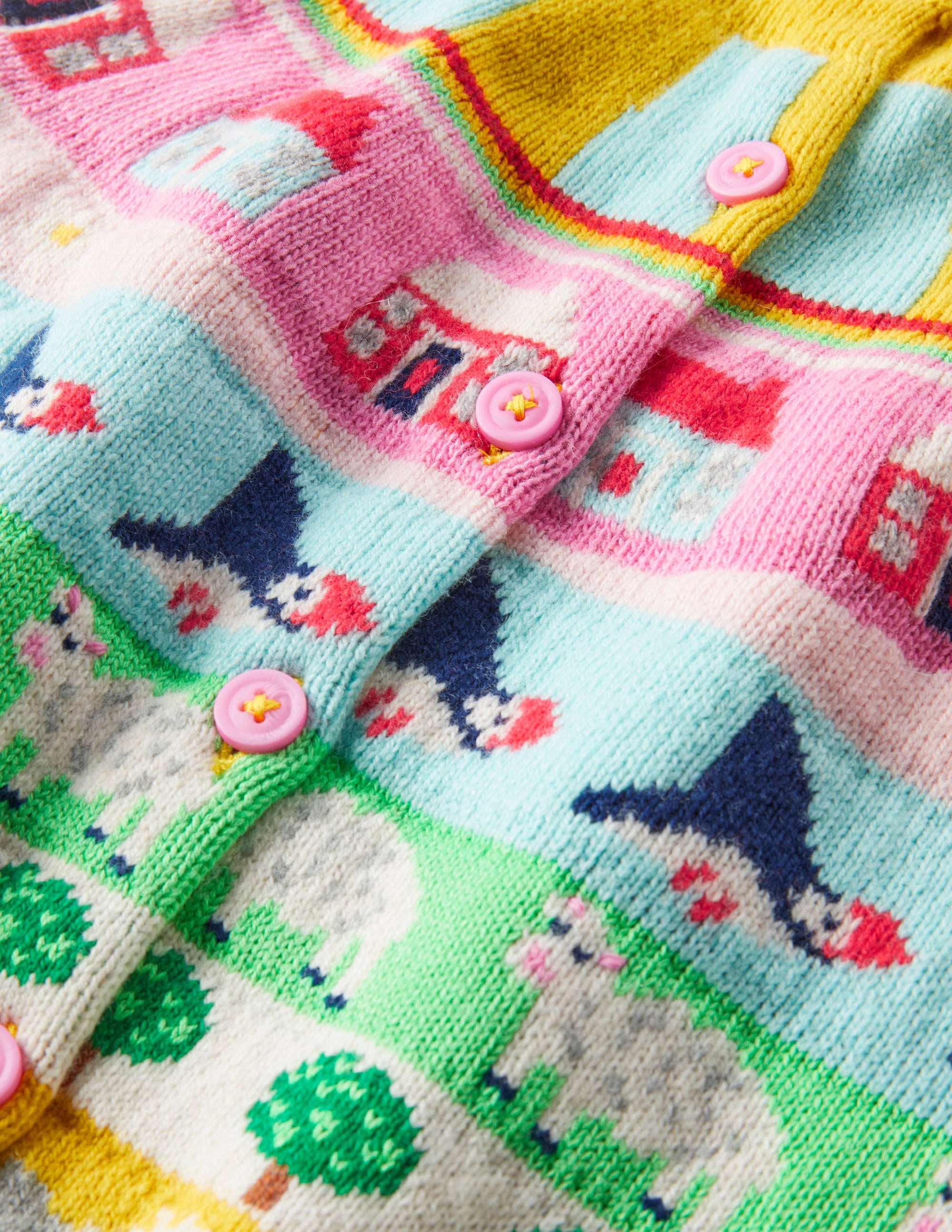 Fair-Isle-Cardigan-Bunt, Fair-Isle-Muster - Image 3