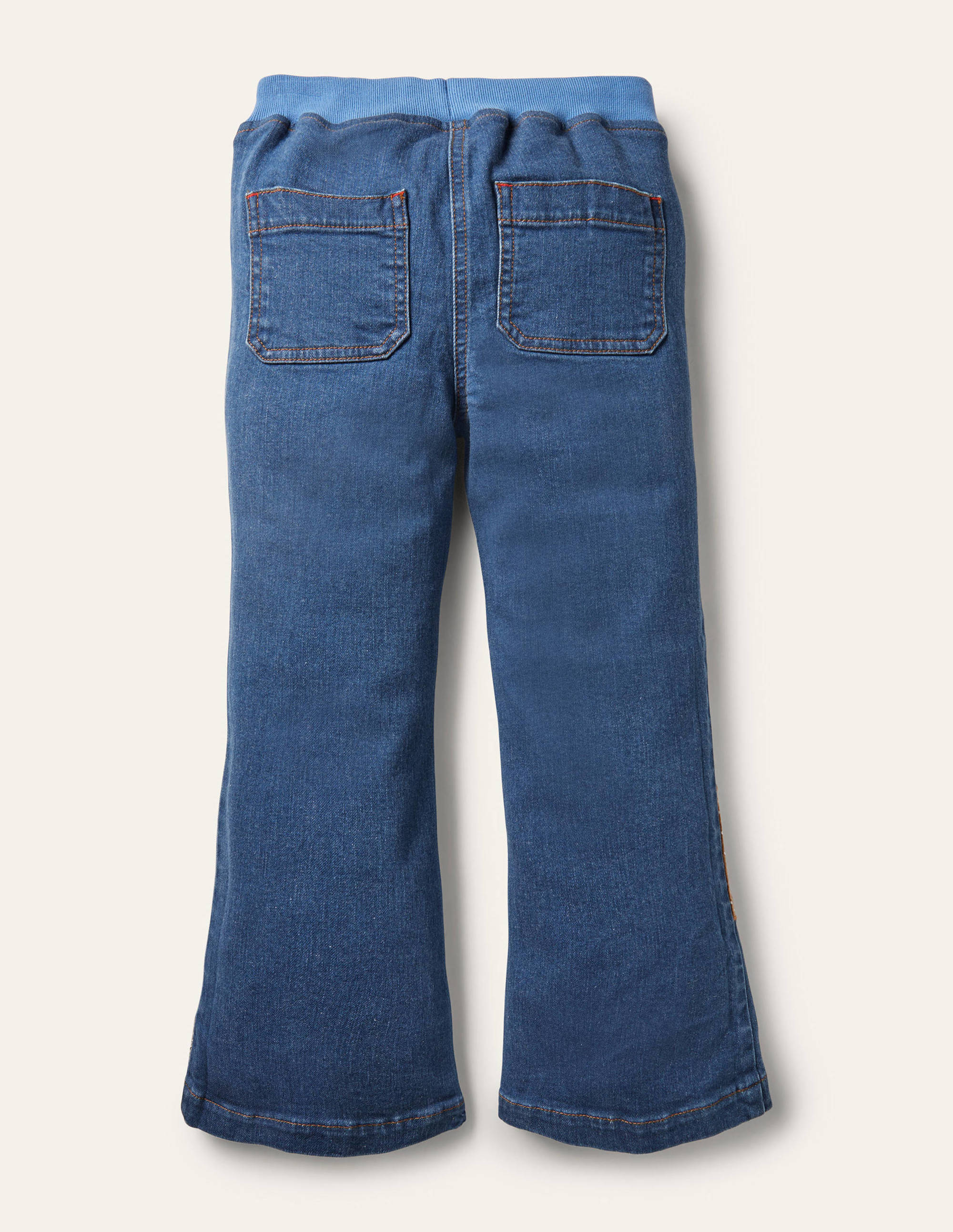 Appliqué Animal Jeans-Mid Vintage Animals - Image 2
