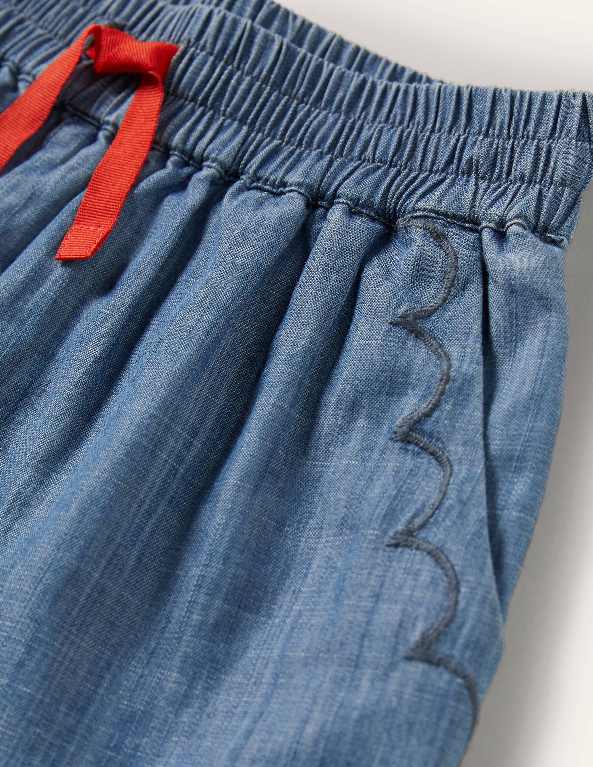 Short tissé-Chambray - Image 3