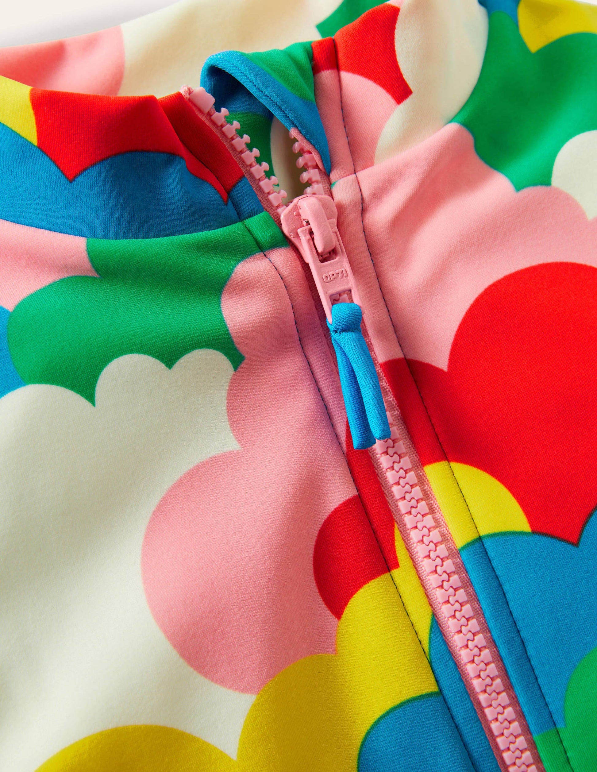 Langärmeliger Badeanzug-Bunte Wolken-3