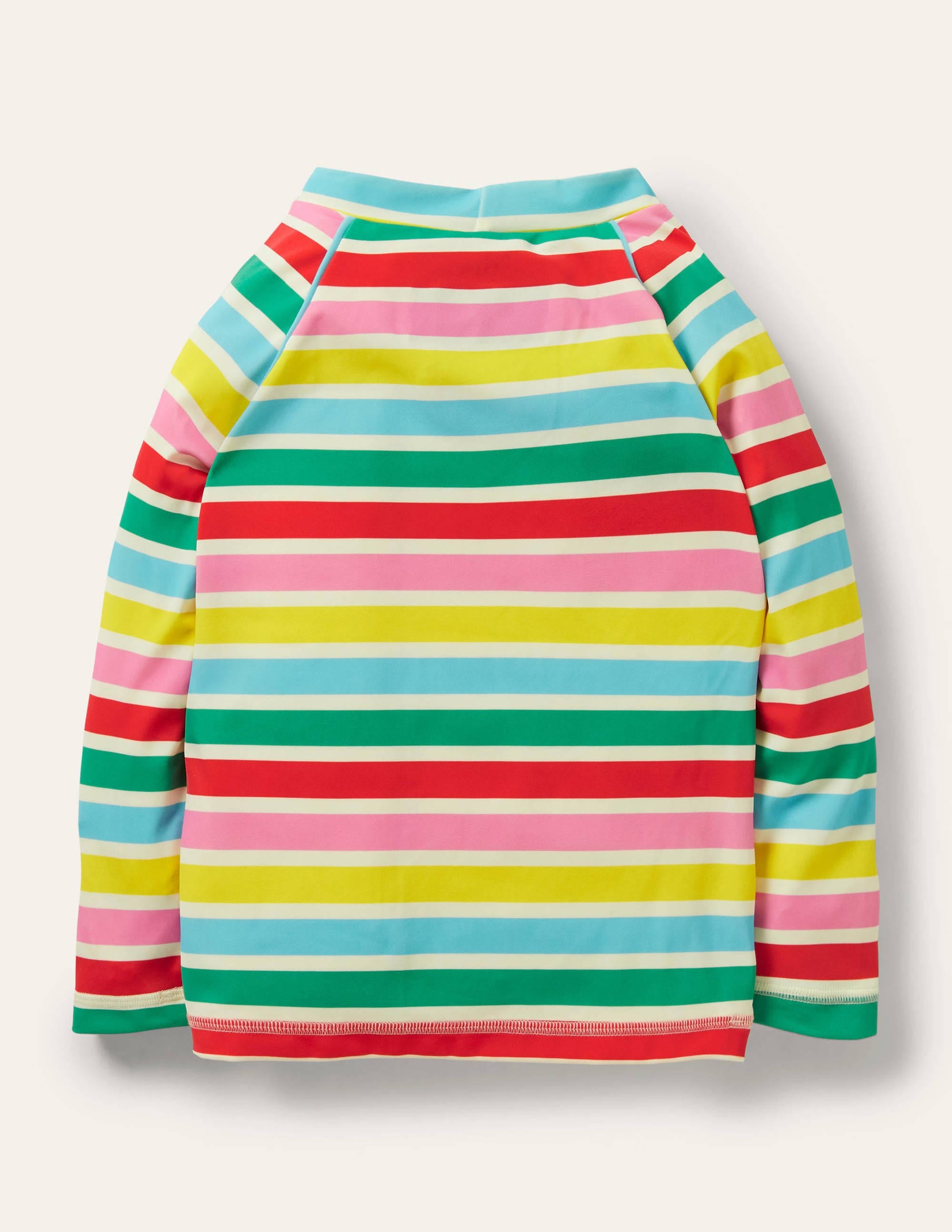 Patterned Rash Vest-Ivory/Multi Rainbow - Image 2