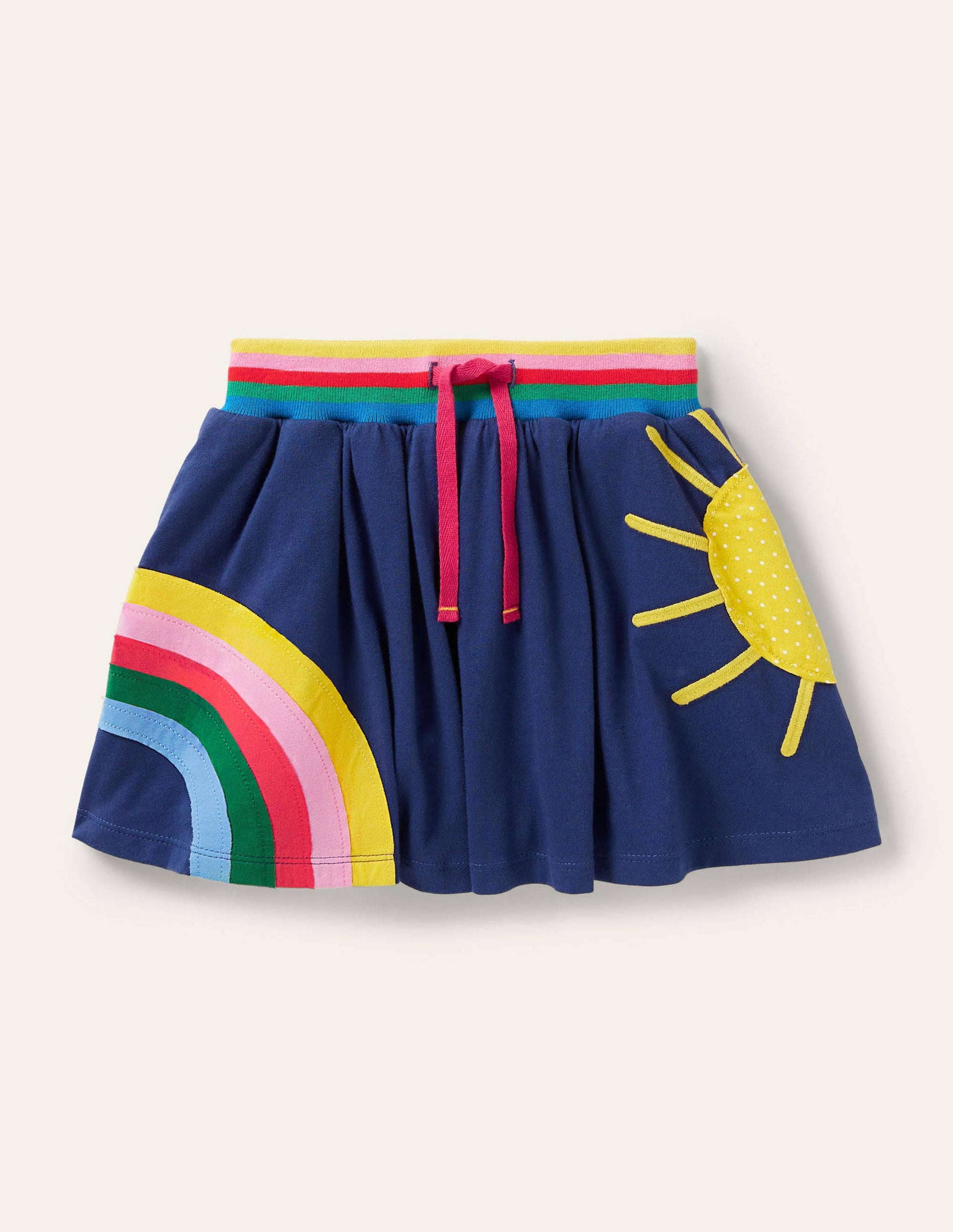 Jerseyskort mit Applikation-Segelblau, Wetterszene-1
