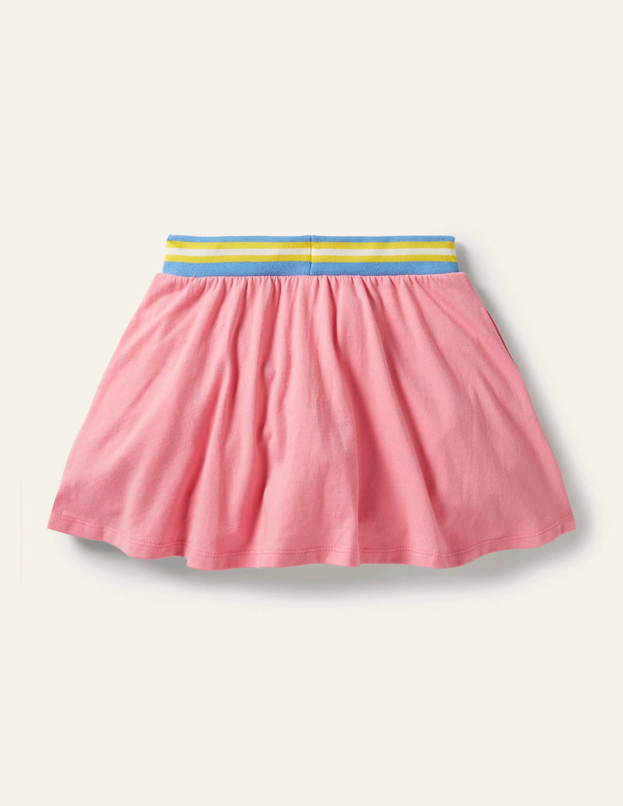 Jerseyskort mit Applikation-Hellrosa, Biene - Image 2